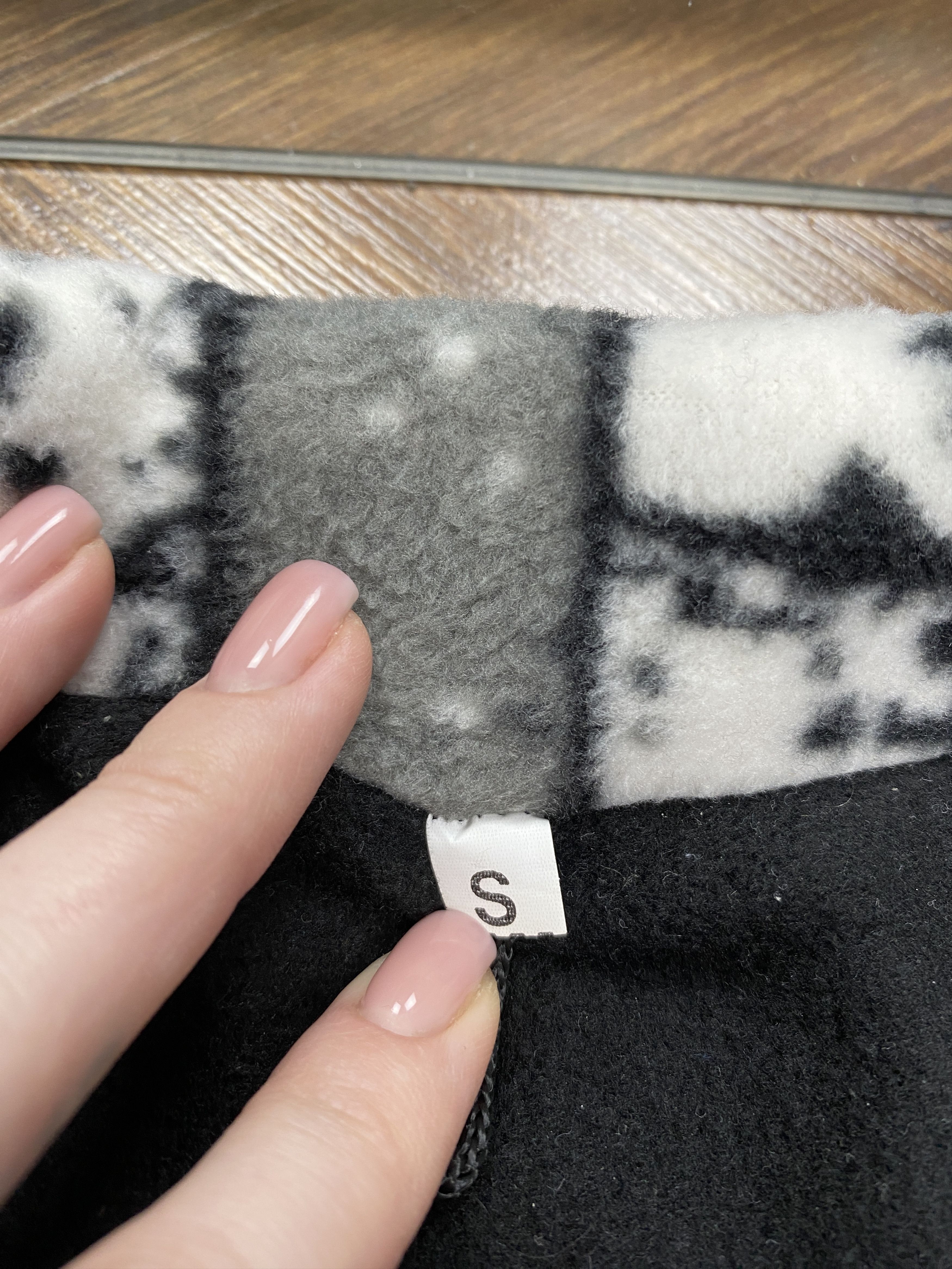 Vintage Wolf print vintage animal fleece jacket Size US S / EU 44-46 / 1 - 4 Thumbnail