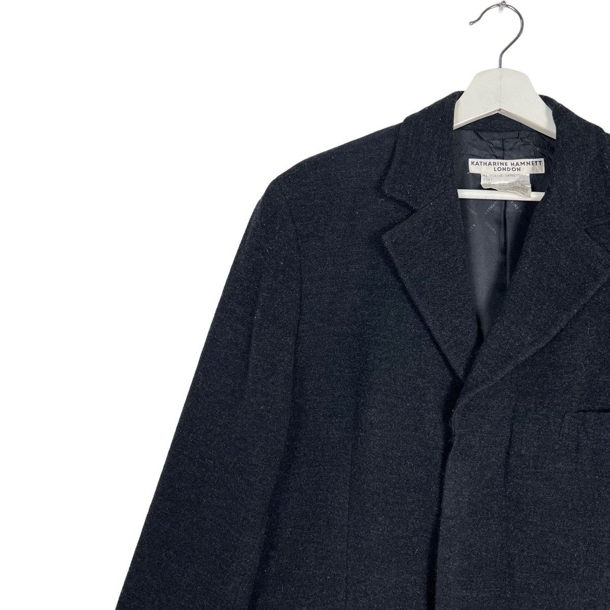 Katharine Hamnett London 🔥 KATHARINE HAMNETT LONDON WOOL OVERCOAT Size US M / EU 48-50 / 2 - 7 Thumbnail