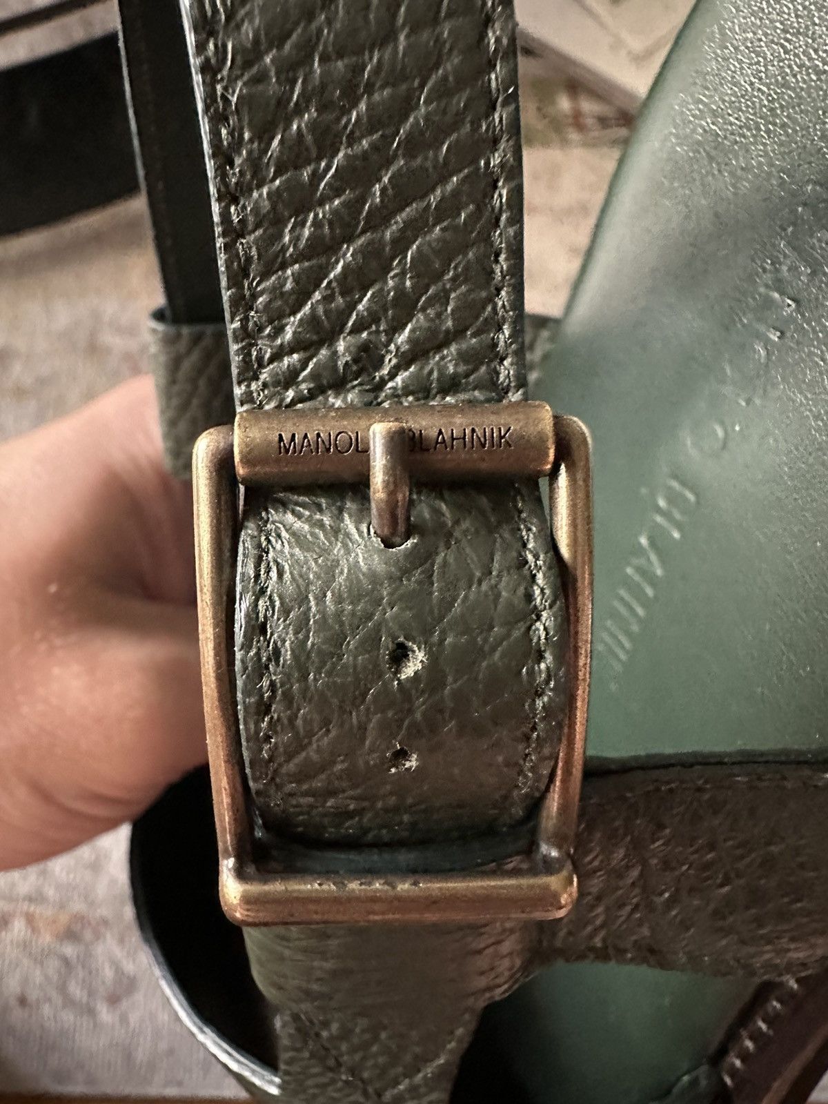 Manolo Blahnik Manolo Blahnik men’s sandals size 42EU green color Size US 8 / EU 41 - 9 Thumbnail