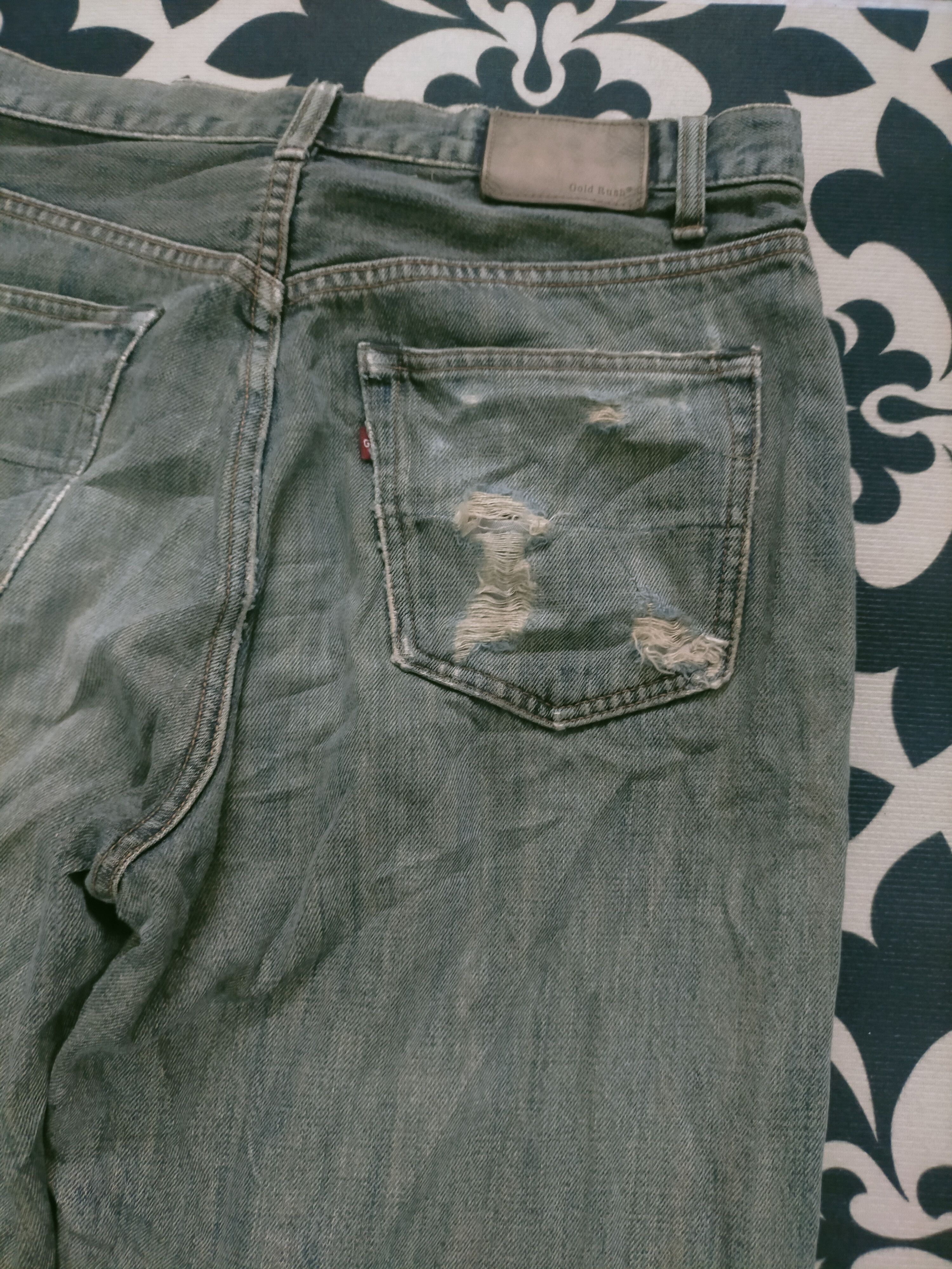 Japanese Brand × Le Grande Bleu (L.G.B.) 🔥BAGGY🔥 RUSTY WASHED DISTRESSED DENIM BY GOLD RUSH Size US 31 - 7 Thumbnail