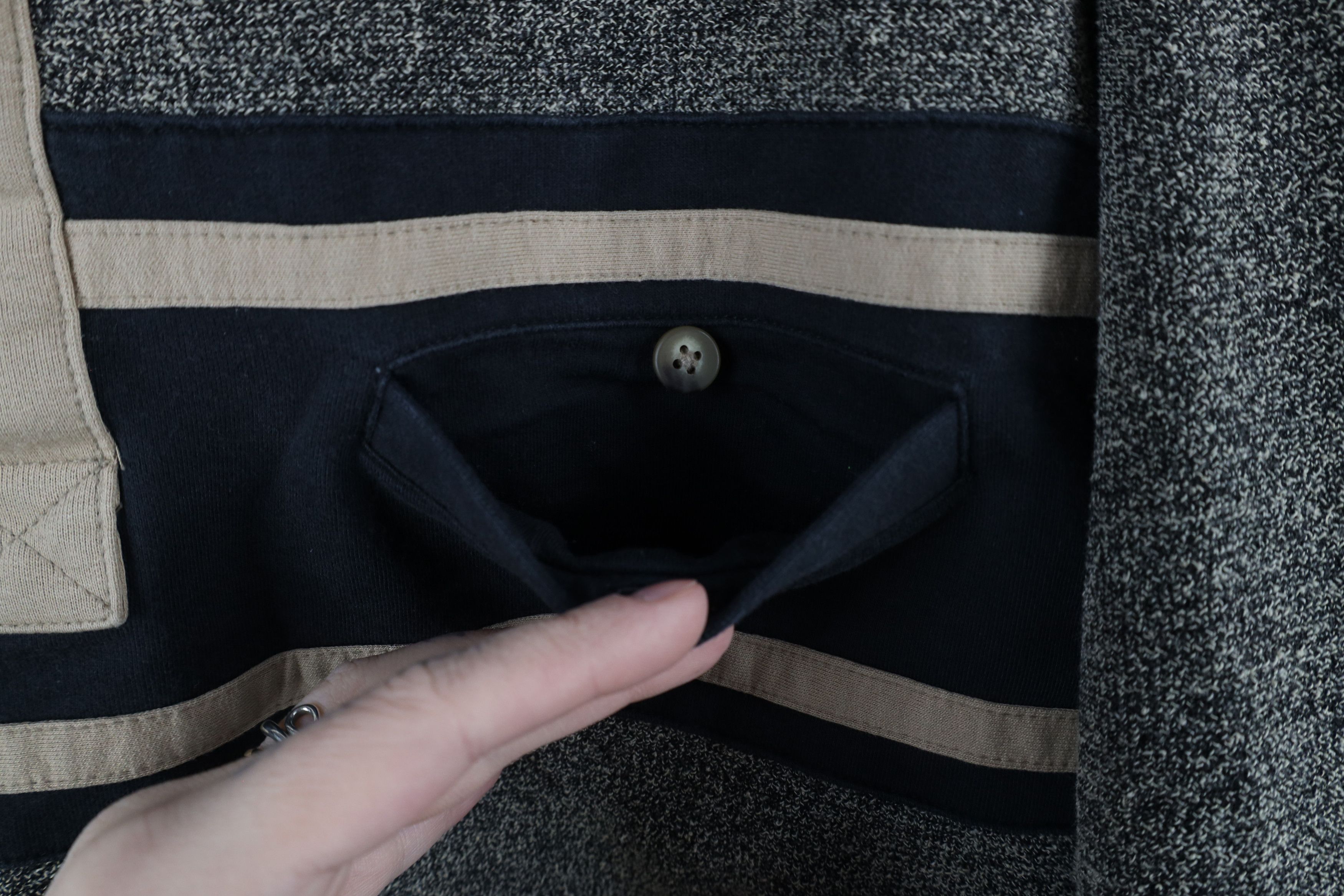 Vintage Vintage 90s Streetwear Block Collared Pullover Polo Shirt Size US L / EU 52-54 / 3 - 4 Thumbnail