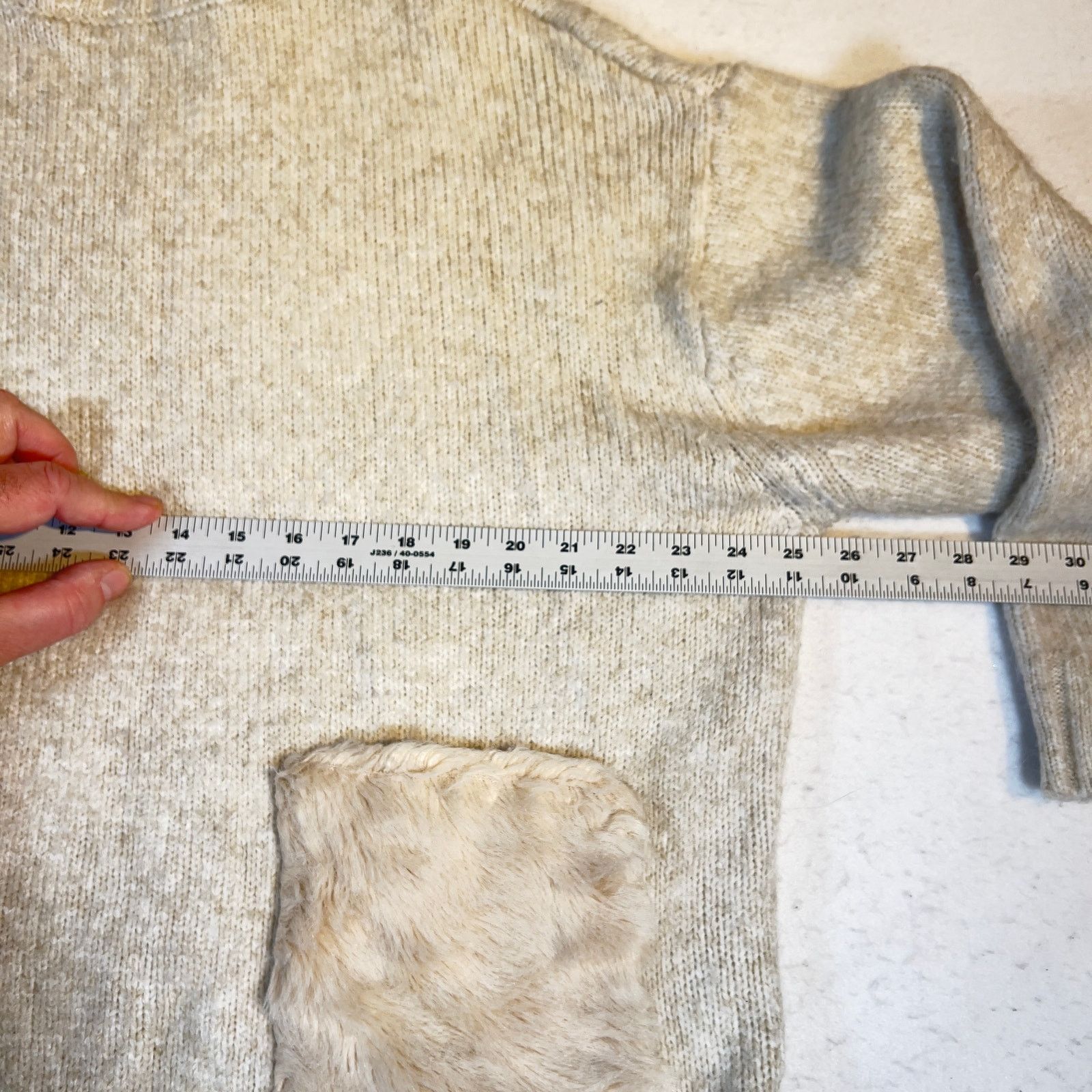 Zara Zara Knit Alpaca Blend Sweater Woman's M Turtleneck Pockets Size M / US 6-8 / IT 42-44 - 10 Thumbnail