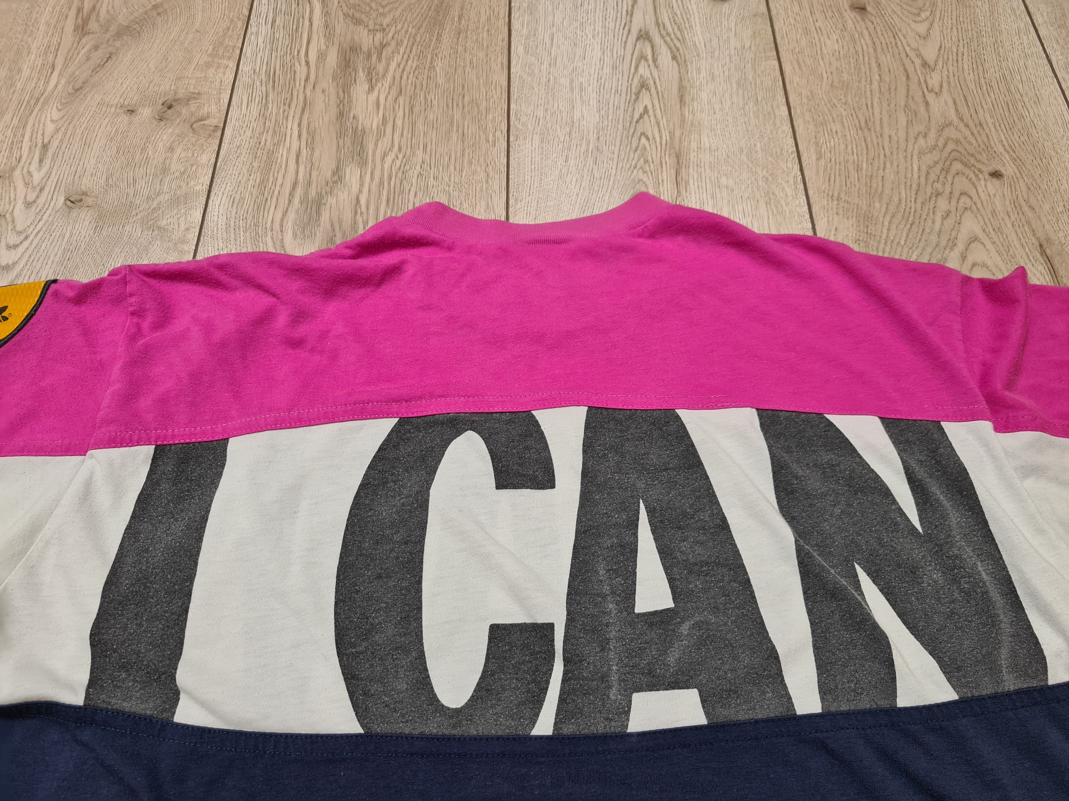 NBA × Vintage ADIDAS NBA SHIRT 90s RETRO I WANT I CAN SWISH JAM DUNK Size US L / EU 52-54 / 3 - 6 Thumbnail