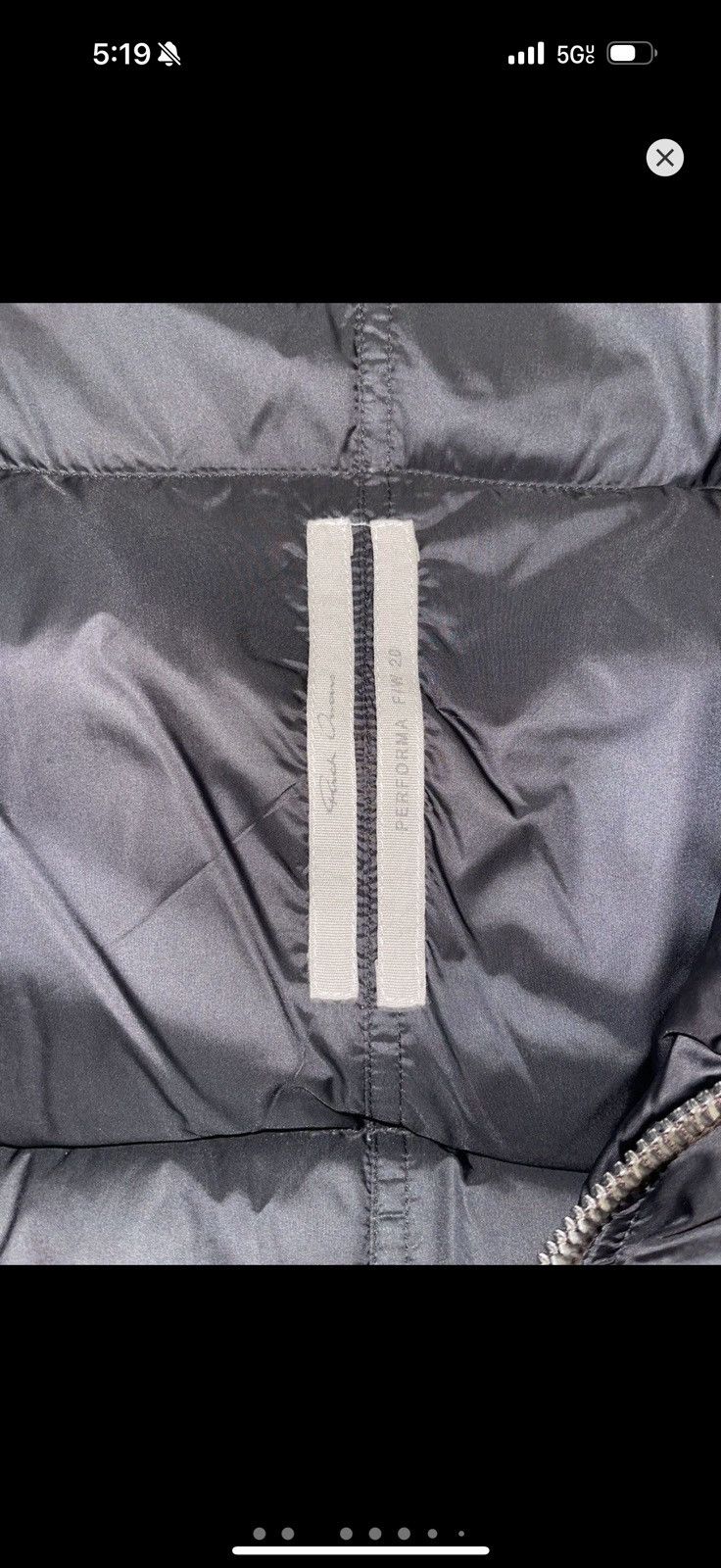Rick Owens Rick Owen asymmetric bomber jacket FW20 Size S / US 4 / IT 40 - 4 Thumbnail