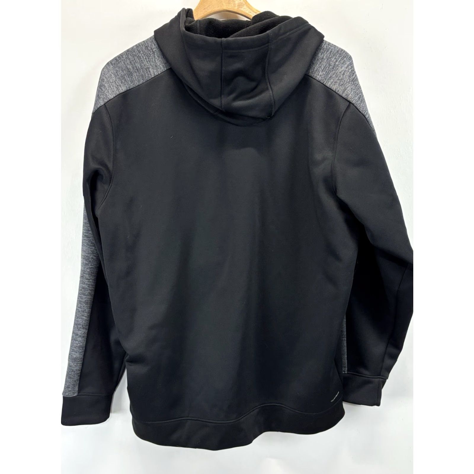Adidas Adidas Climate Track Jacket Men XL Black Grey Full Zip Outdoor Casual Hooded Outdoors Size US XL / EU 56 / 4 - 3 Thumbnail