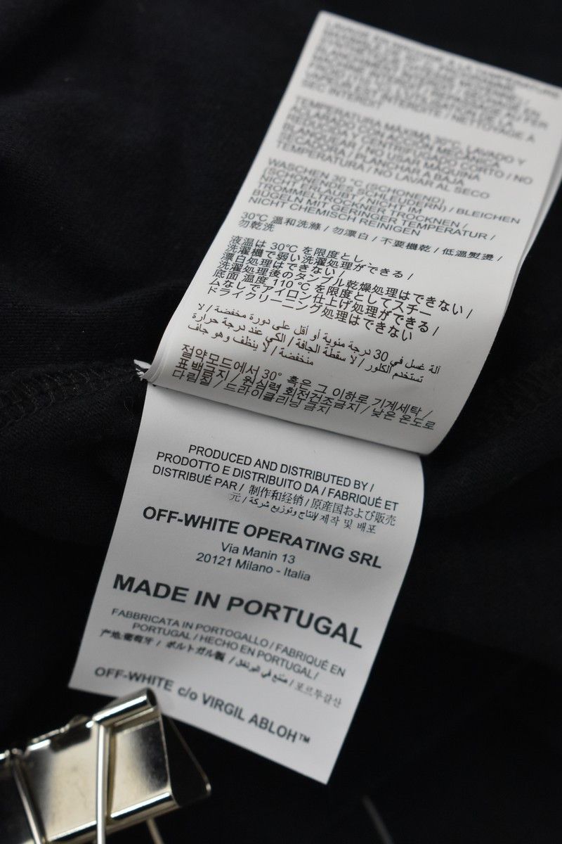 Off-White OFF-White black t-shirt 2019-20 VIRGIL Abloh size XXS Size US XXS / EU 40 - 10 Thumbnail