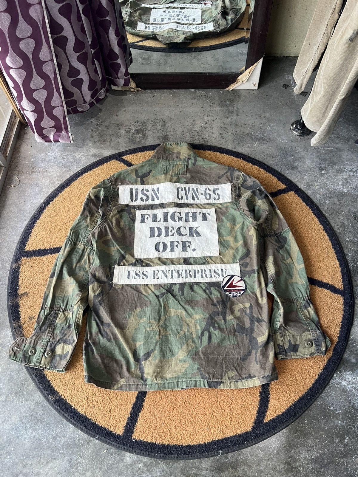 Avirex 🔥Rare Avirex US Navy Camo Army Jacket Size US M / EU 48-50 / 2 - 1 Thumbnail