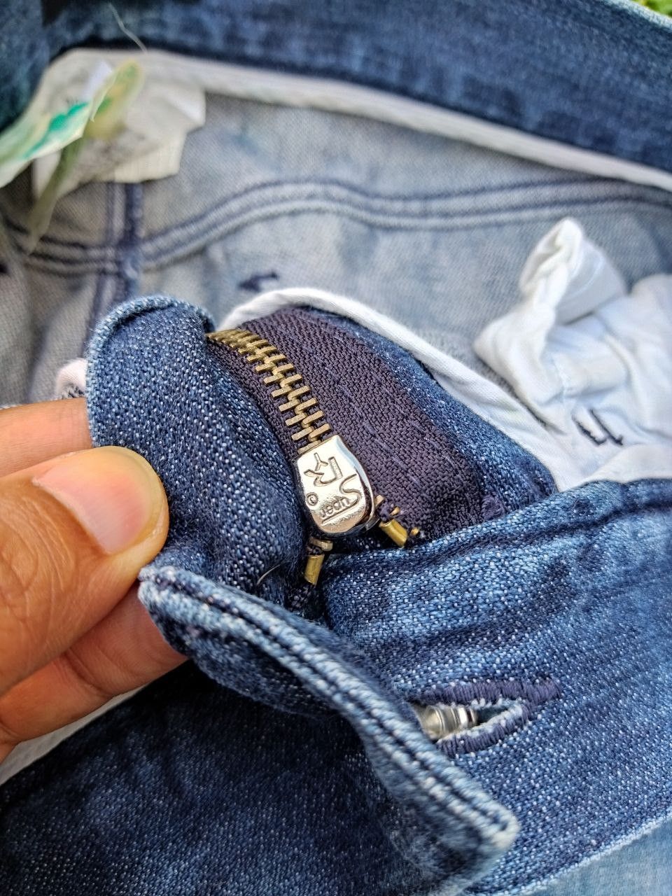 Dolce & Gabbana Ripped Distressed Look Jeans