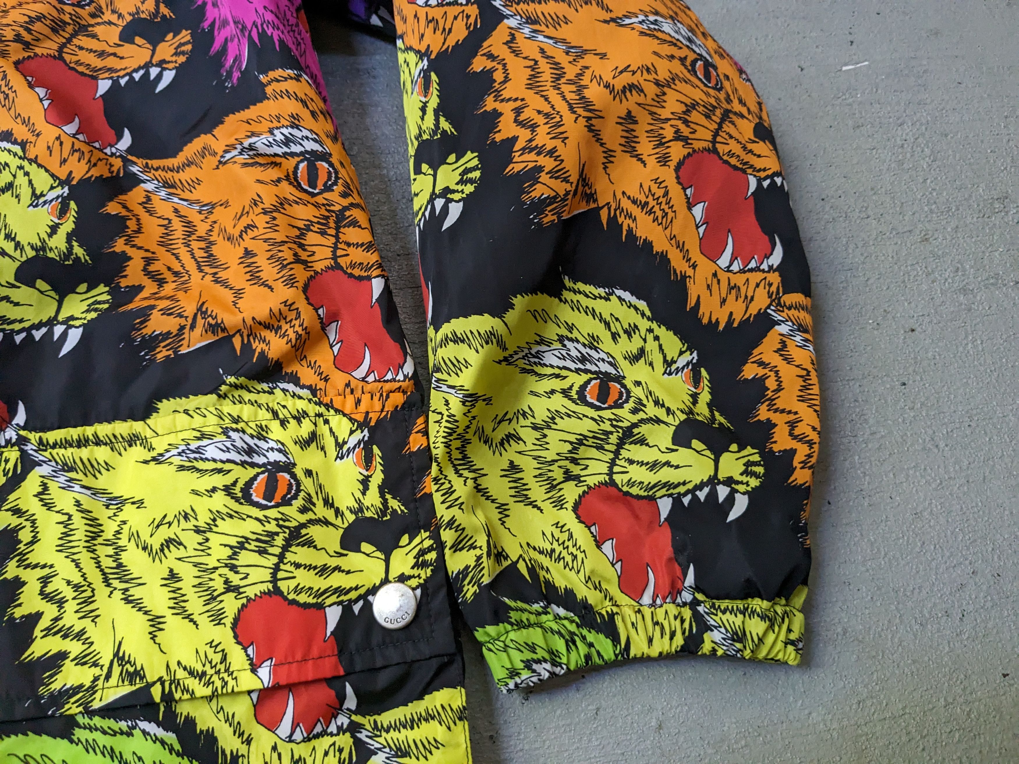 Gucci Gucci Rainbow Panther Face Jacket 36 Zip Up Windbreaker Size US S / EU 44-46 / 1 - 4 Thumbnail