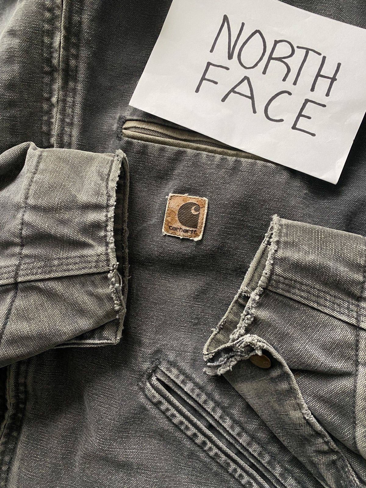 Carhartt デトロイトジャケットJ97 PTL ダークグレー ジャケット 希少カラー USA製 carhartt デトロイト ジャケット J97PTL 2XL