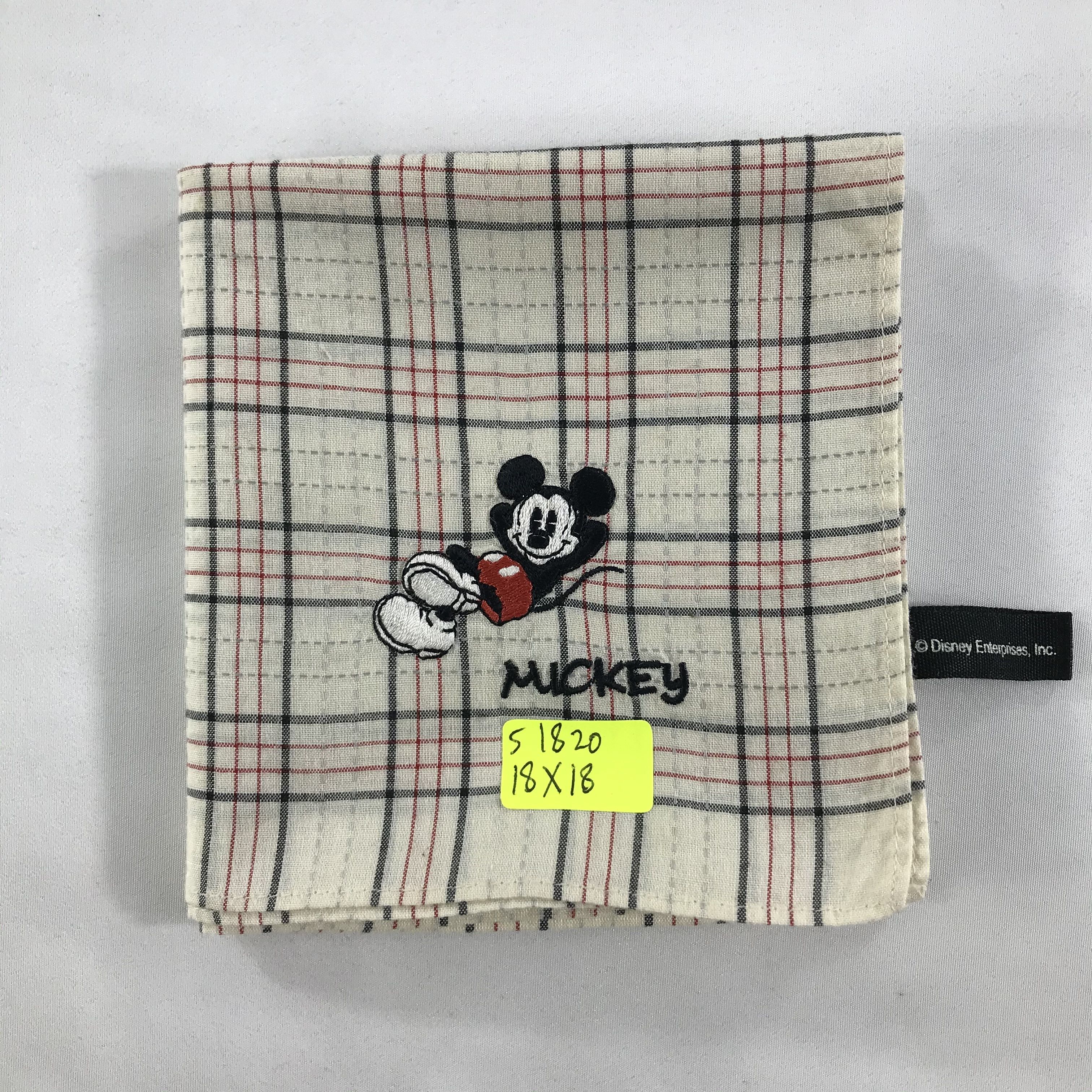 Mickey Mouse × Vintage Mickey Mouse Bandana / Handkerchief / Neckerchief - S1820 Size ONE SIZE - 7 Thumbnail