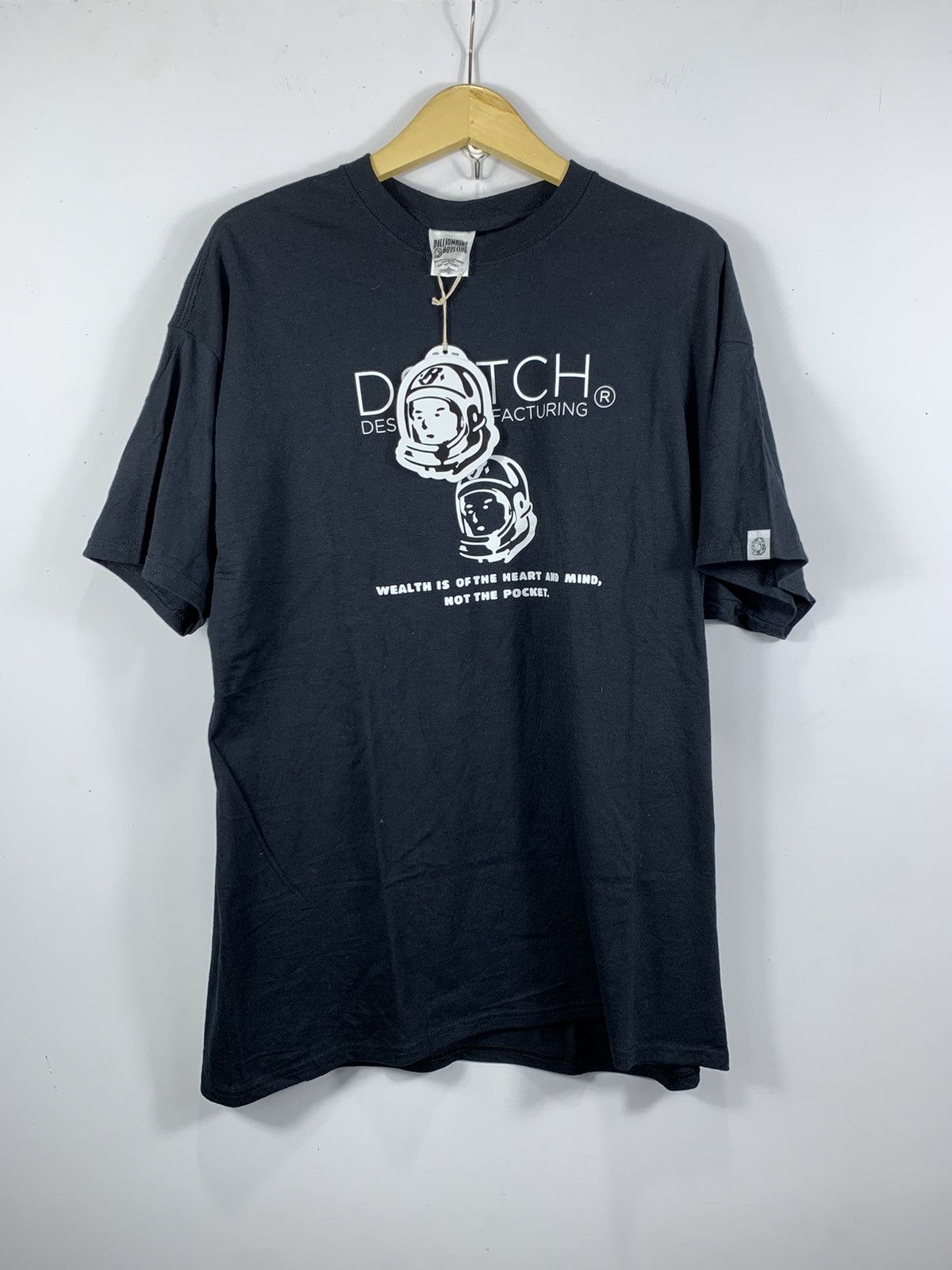 image of Archival Clothing x Billionaire Boys Club Billionnaire Boys Club X Dsptch Tee in Black (Size XL)