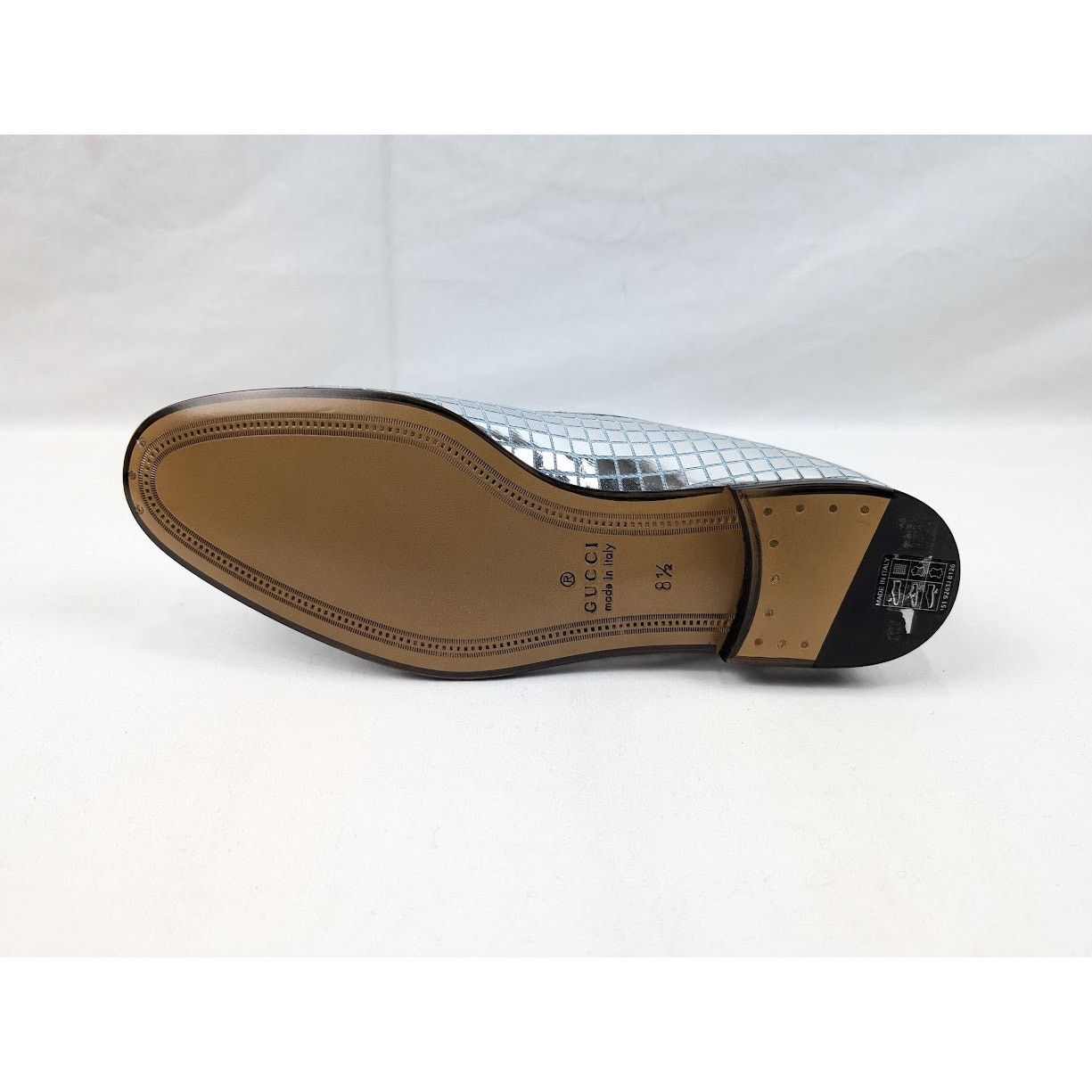 Gucci o1rshd1 Crispy Loafers in Silver Size US 9 / EU 42 - 10 Thumbnail