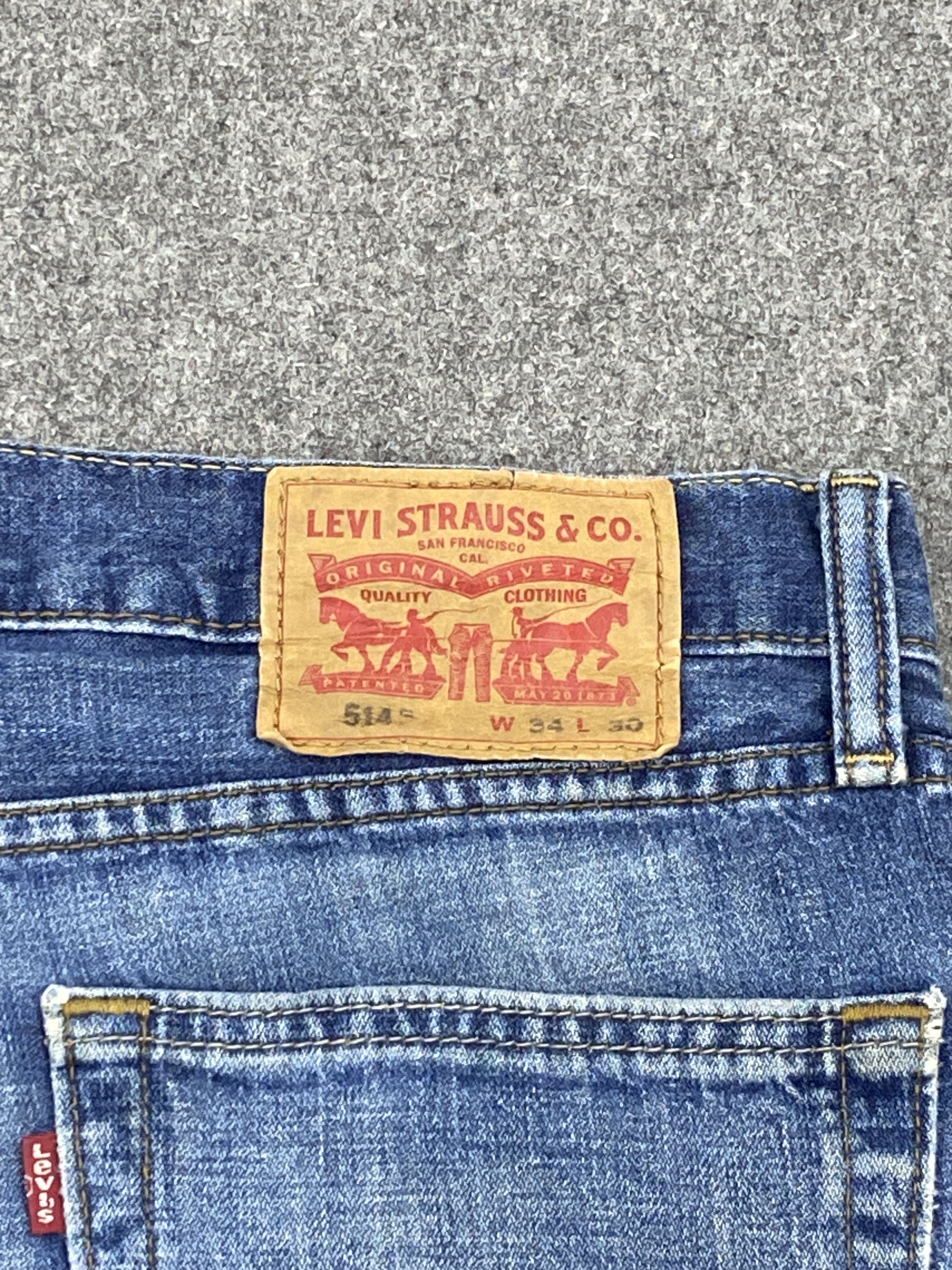 Levi's Faded Blue Vintage Levis 514 Jeans DP2675 Size US 35 - 5 Thumbnail