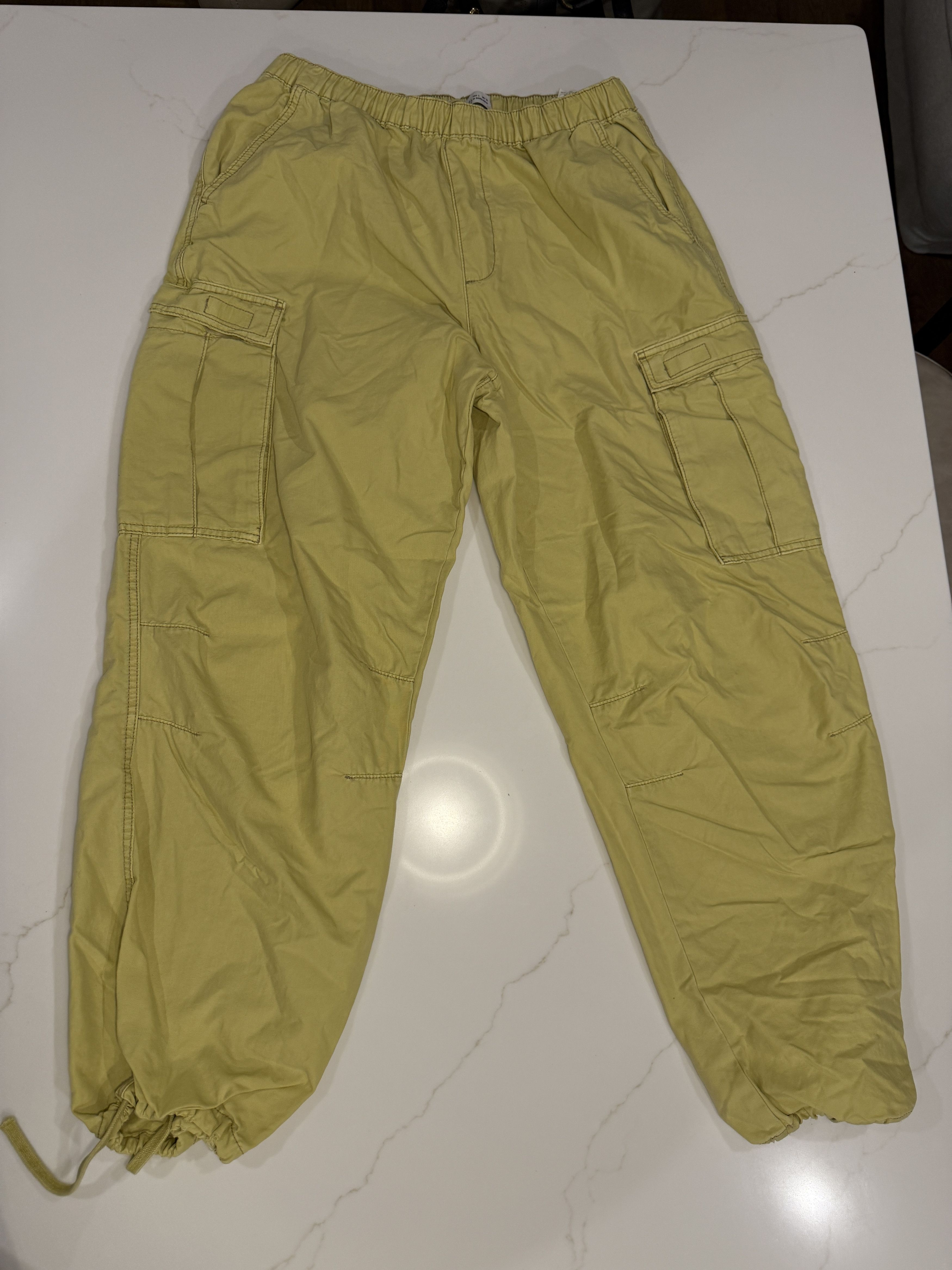 Zara Yellow Streetwear Joggers Size US 32 / EU 48 - 1 Preview