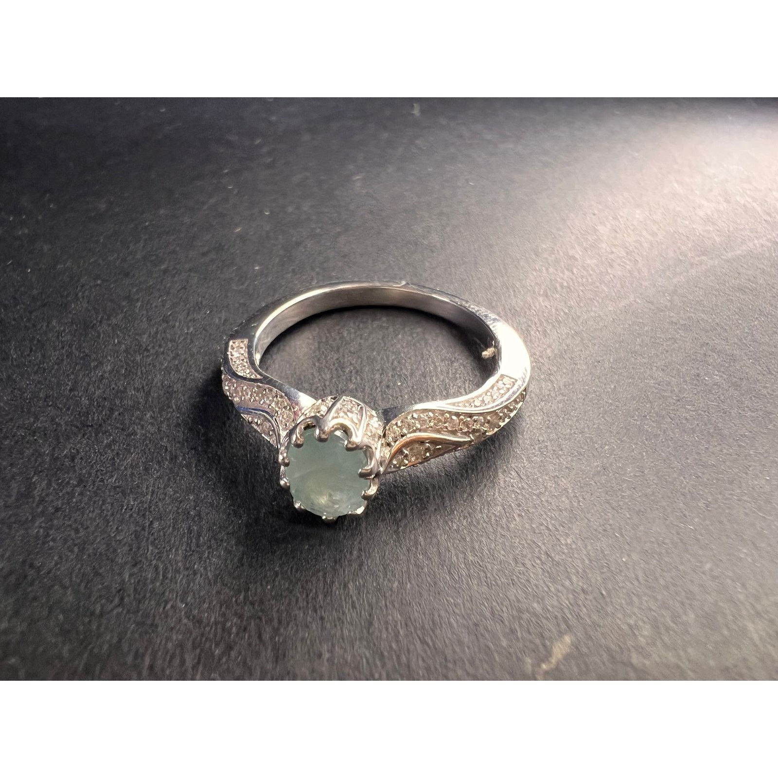 Other NEW grandidierite zircon ring in 925 silver size 8 Size ONE SIZE - 2 Thumbnail