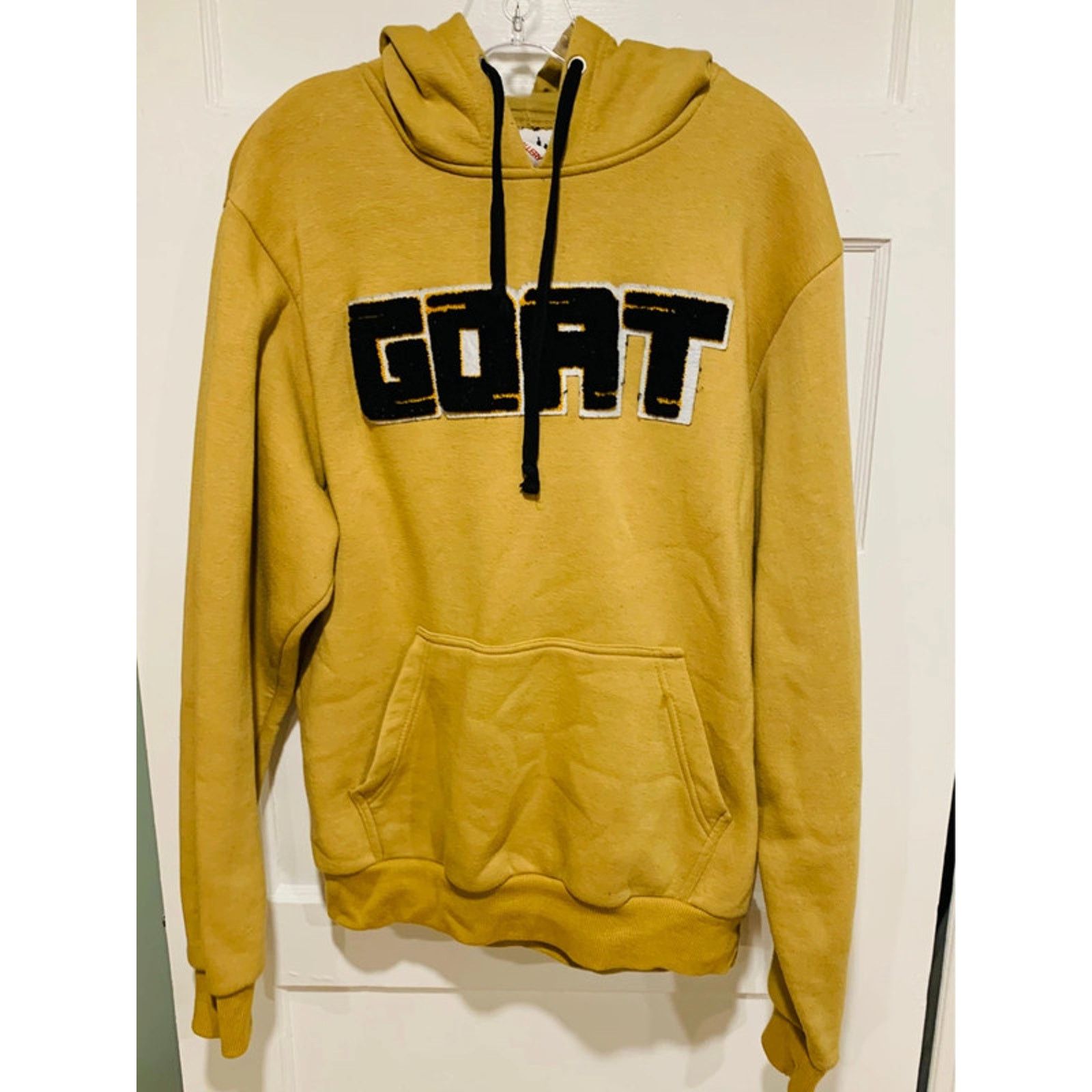 Sneakgallery Yellow "GOAT" Hoodie Sweatshirt by SneakGallery Men Large Size US L / EU 52-54 / 3 - 2 Thumbnail