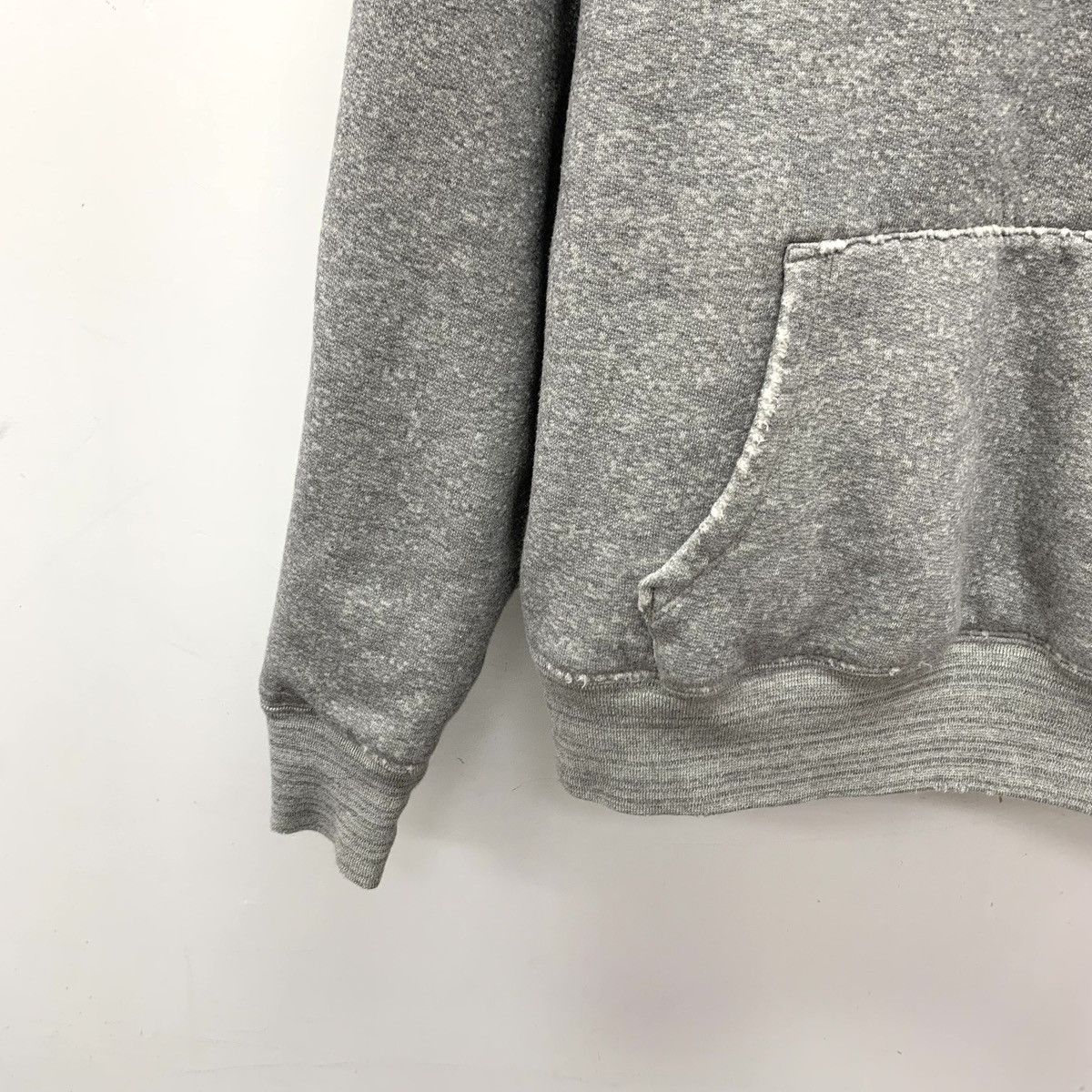 Yves Saint Laurent Yves Saint Laurent Grey Vintage Logo Hooded Sweatshirt K26WX Size L / US 10 / IT 46 - 4 Thumbnail