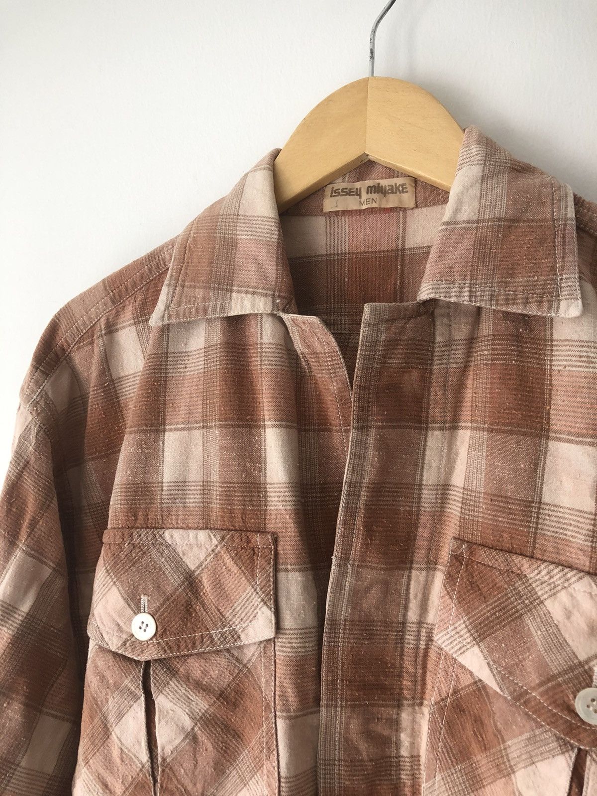 Issey Miyake × Pleats Please Issey Miyake Vintage flannel Size US M / EU 48-50 / 2 - 2 Thumbnail