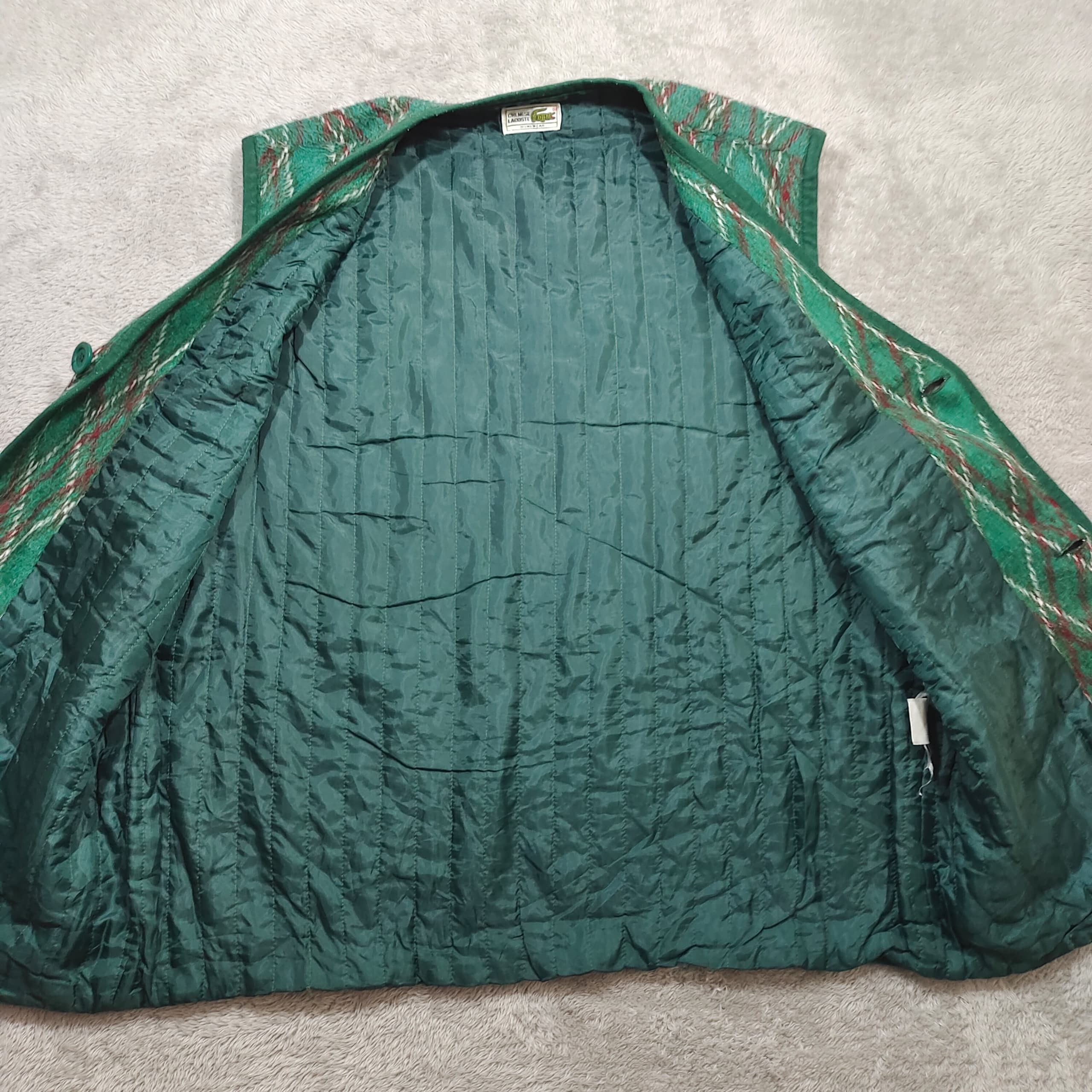 Lacoste VINTAGE LACOSTE HOMEWEAR BUTTON UP VEST Size US L / EU 52-54 / 3 - 5 Thumbnail