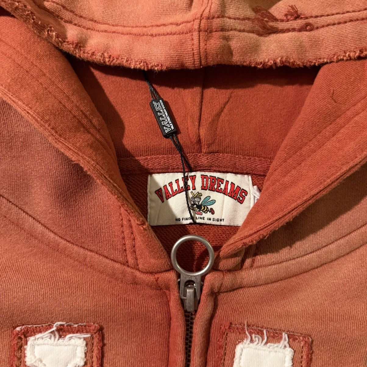 Vale Vale Orange Classico Zip Hoodie Size US M / EU 48-50 / 2 - 5 Thumbnail