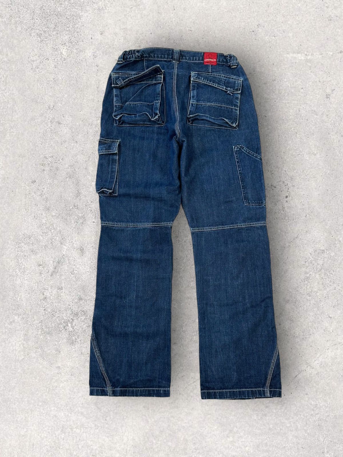 Vintage Vintage Y2k Canadian Line Cargo Jeans Working Size US 34 / EU 50 - 3 Thumbnail