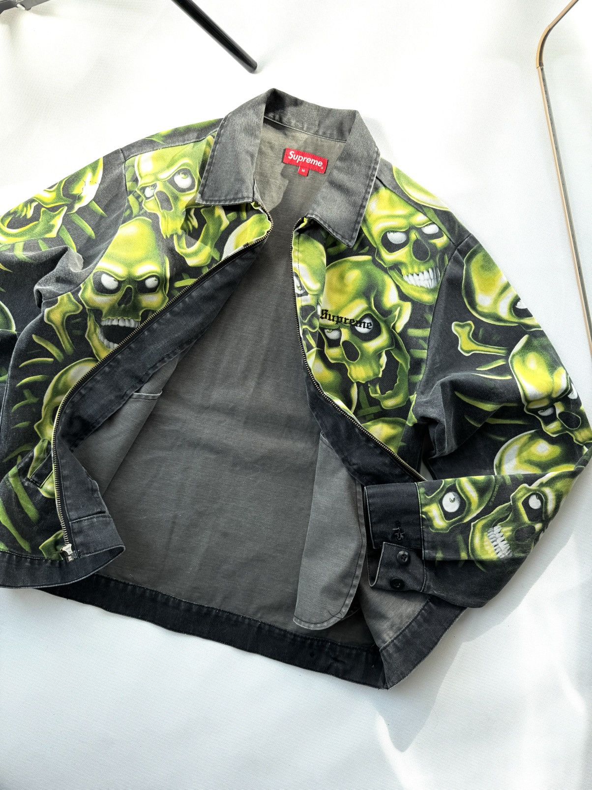 Supreme Archive Supreme Skull Pile Washed Work Jacket Affliction Size US M / EU 48-50 / 2 - 5 Thumbnail