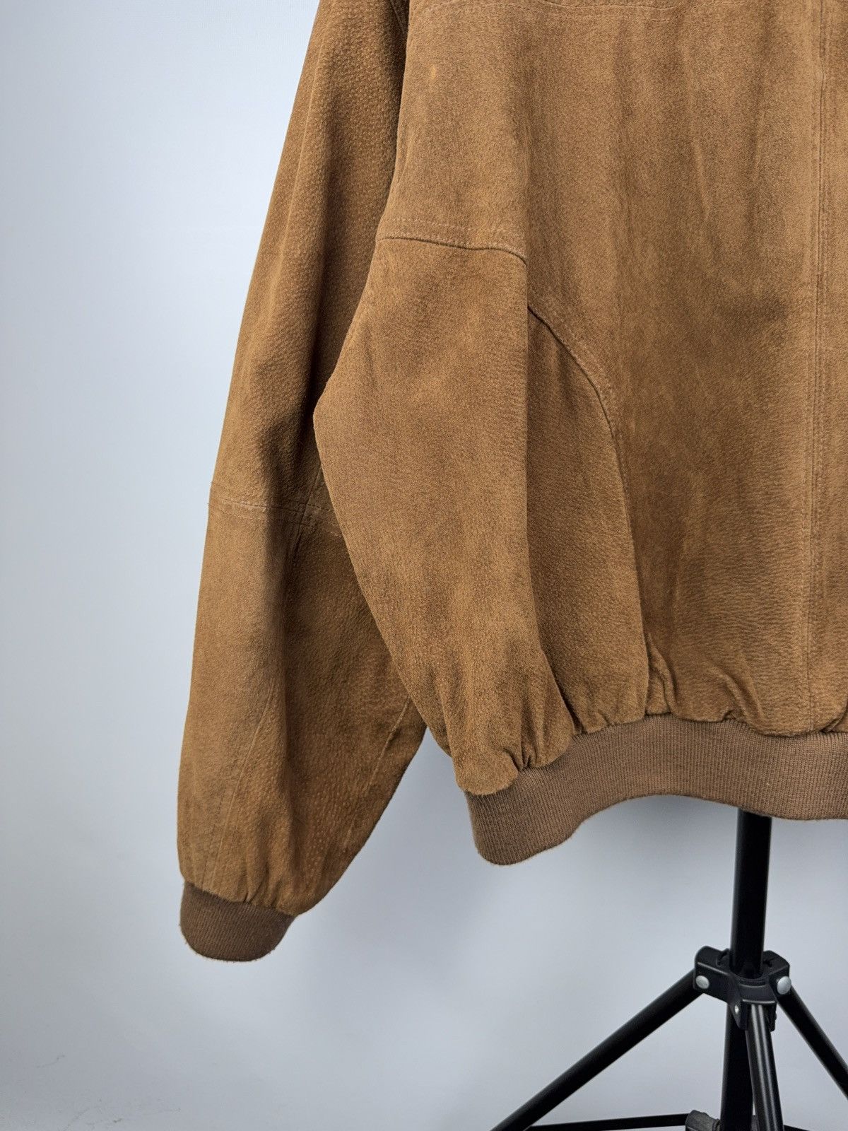 Leather Vintage Genuine Leather MOTO Bomber Jacket Rock Punk Rick Size US L / EU 52-54 / 3 - 15 Thumbnail