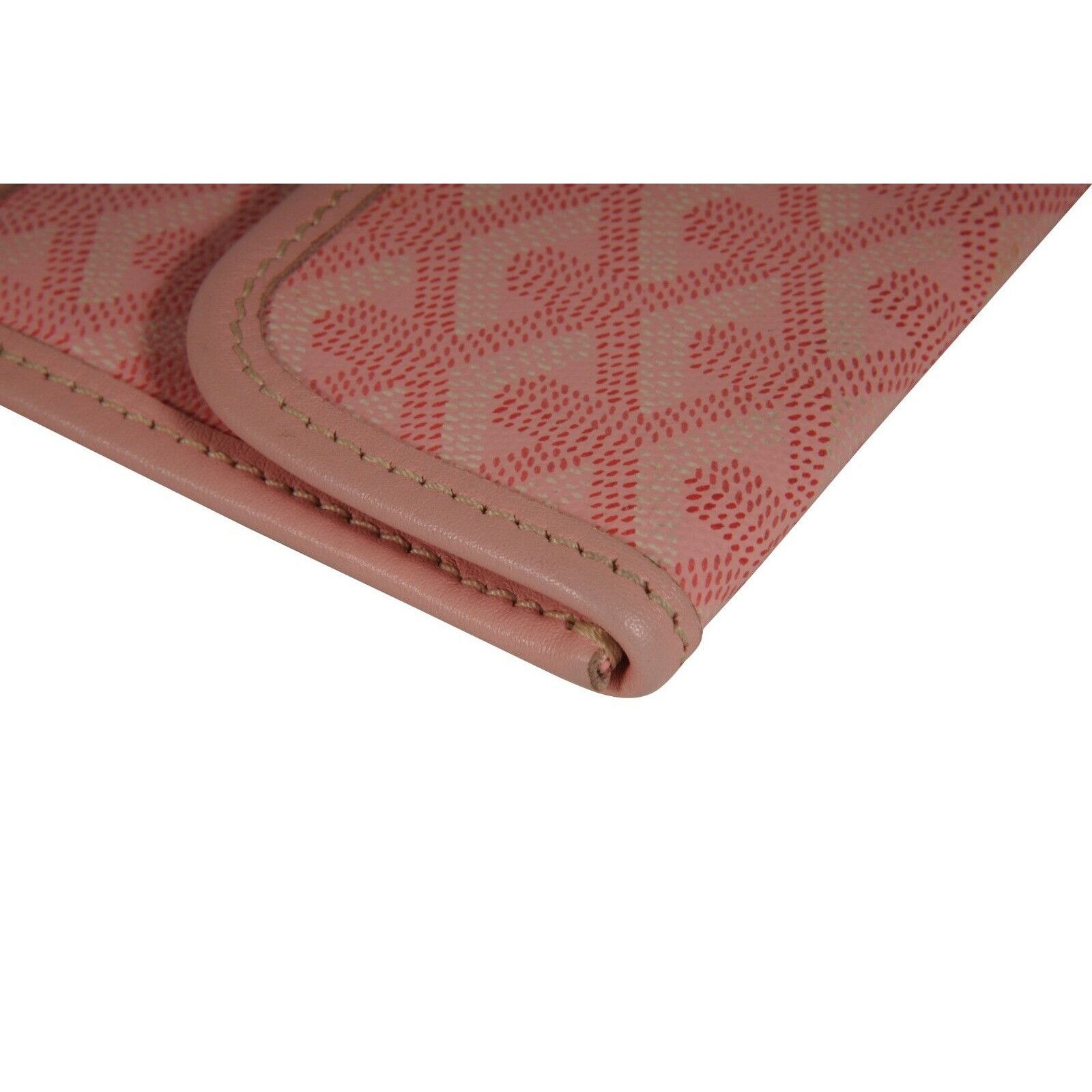 Goyard Pink Wallet Pouch Phone Case Travel Holder Sac File - 02280 Size ONE SIZE - 9 Thumbnail