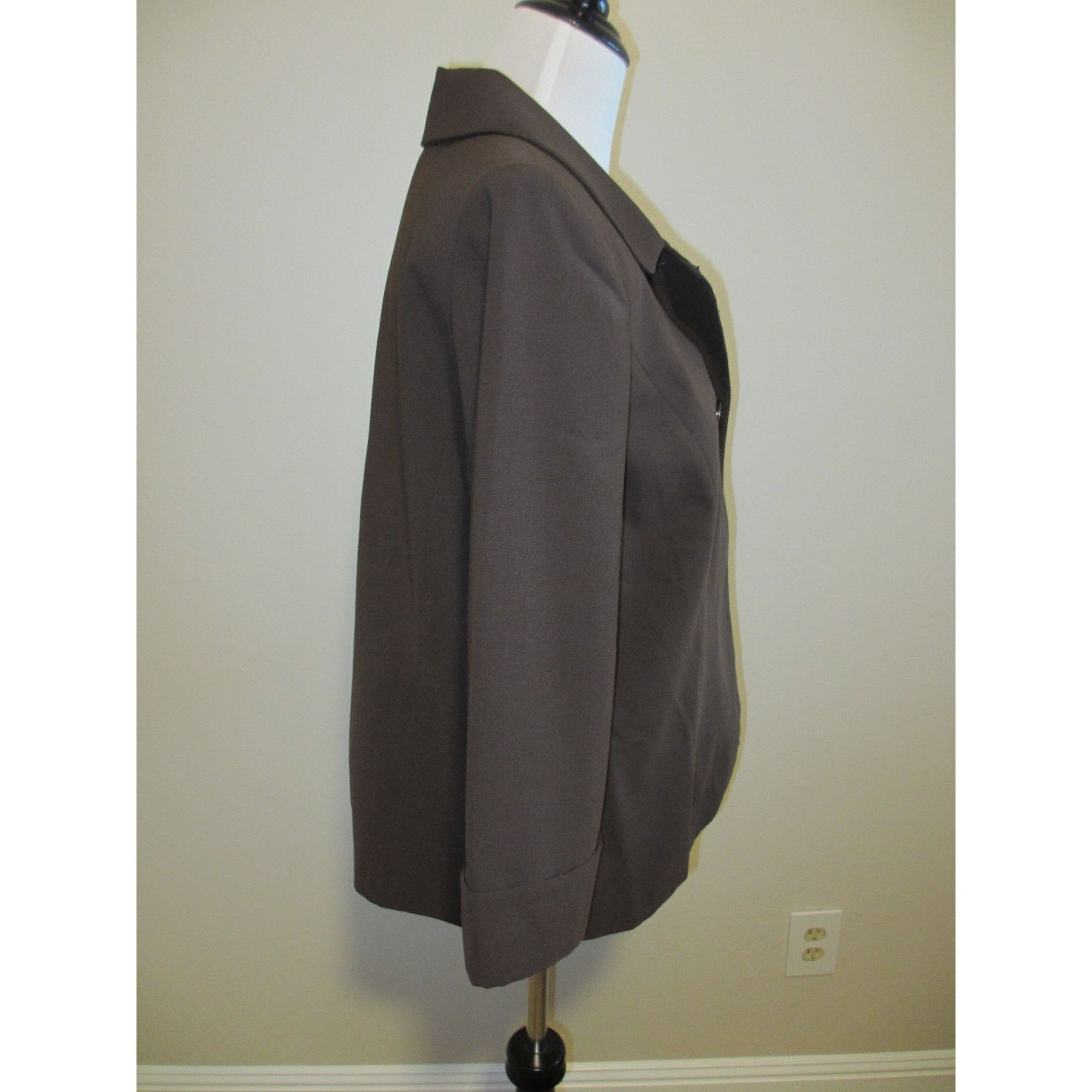 Other GIORGIO SANTANGELO Brown Womens Blazer Jacket Size 10 With C Size L / US 10 / IT 46 - 3 Thumbnail