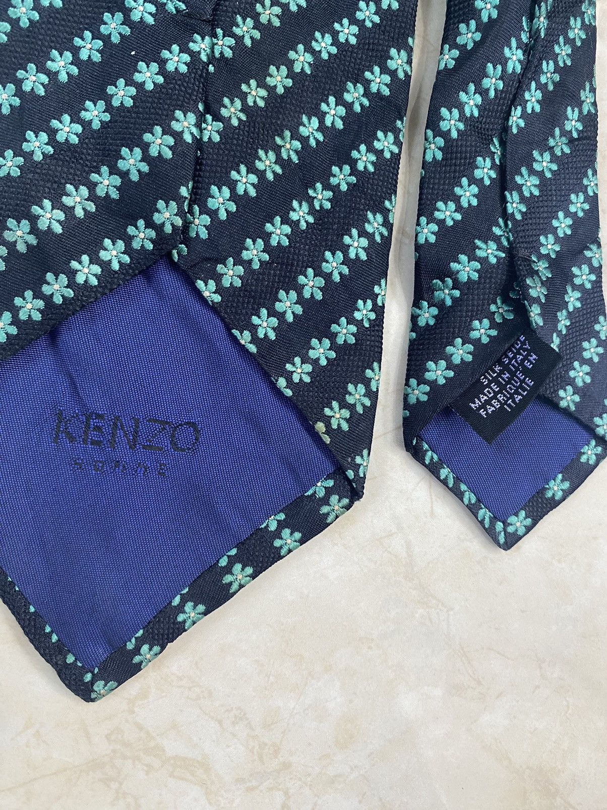 Kenzo 💥VINTAGE KENZO homme necktie silk tie Size ONE SIZE - 5 Thumbnail