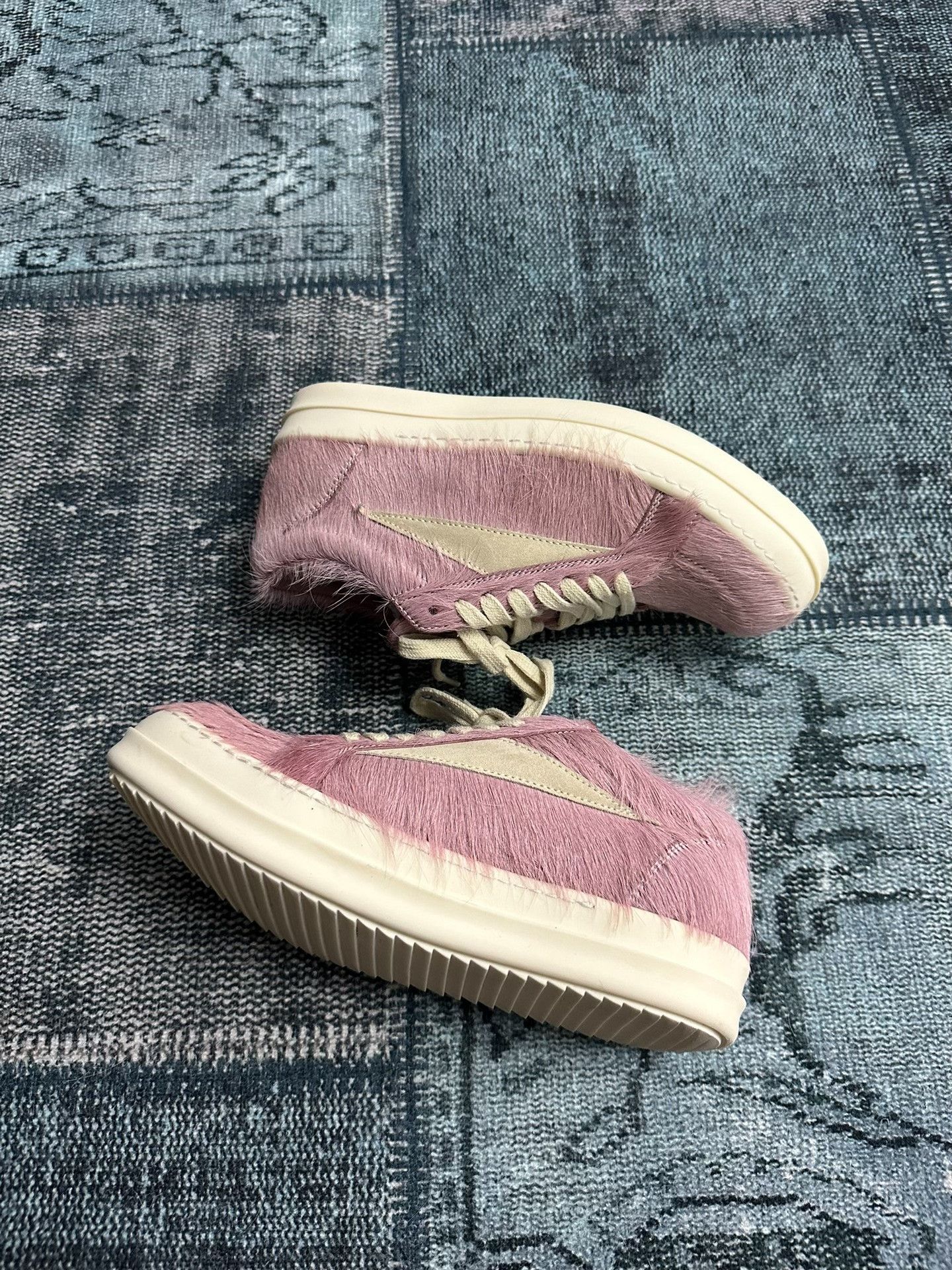 Rick Owens Rick Owens Pink Lowtop Sneakers 38 Women Size US 7.5 / IT 37.5 - 1 Thumbnail