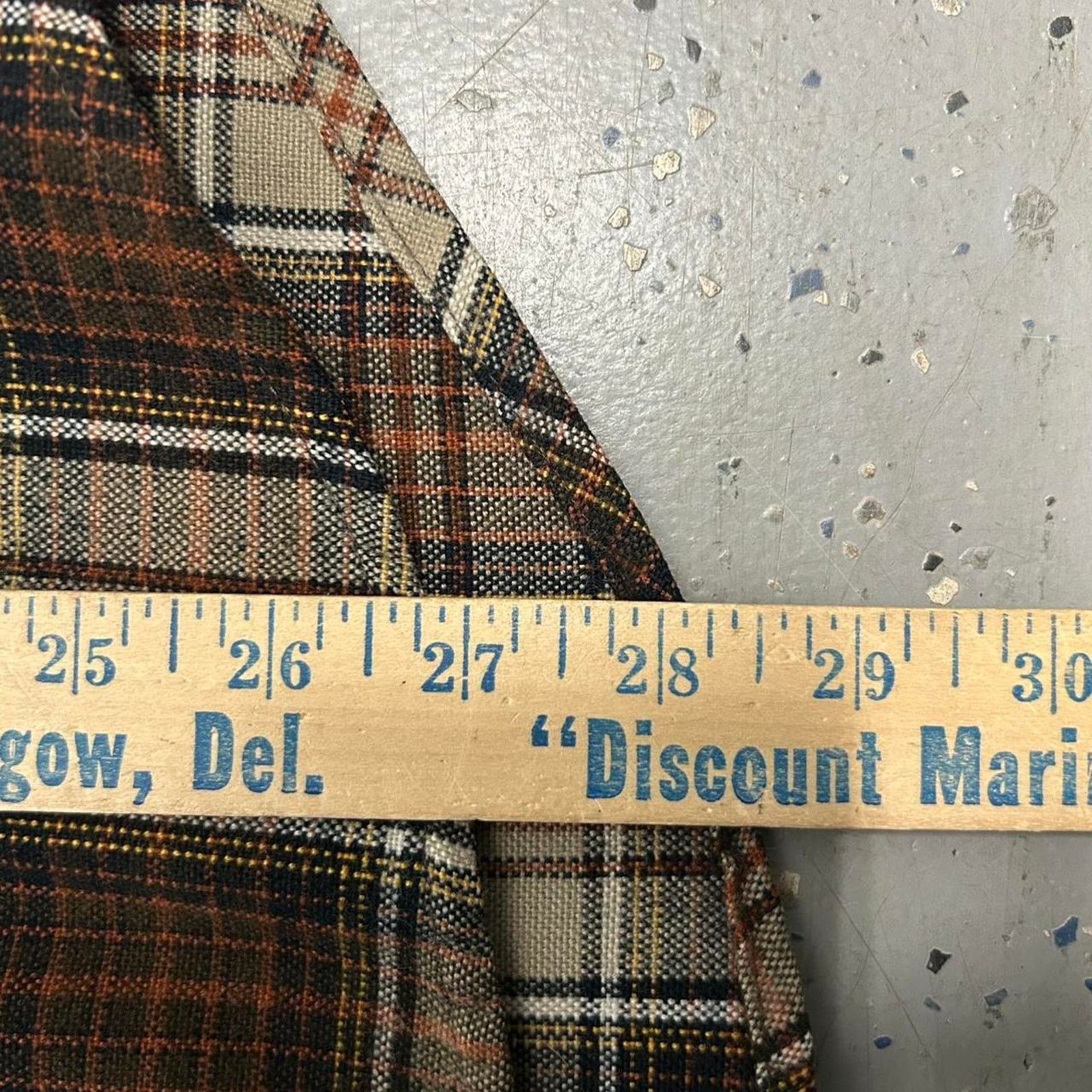 Other VTG Brown and cream plaid button-up shirt Size US L / EU 52-54 / 3 - 5 Thumbnail