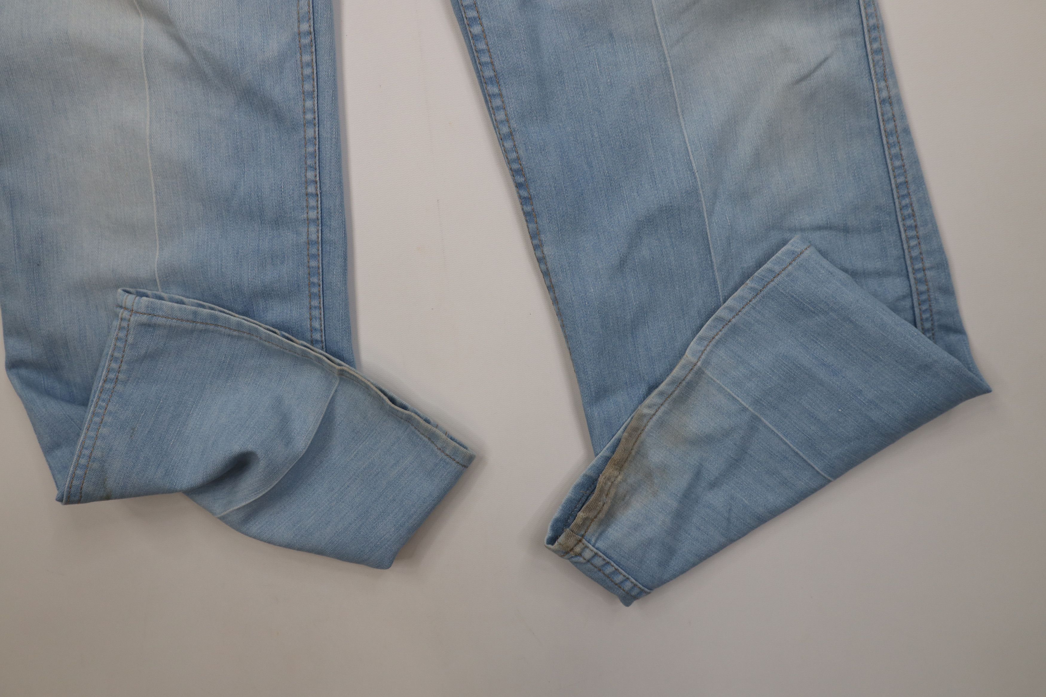 Levi's Vintage 70s Levis Orange Tab Bell Bottoms Jeans Blue USA Size US 38 / EU 54 - 5 Thumbnail