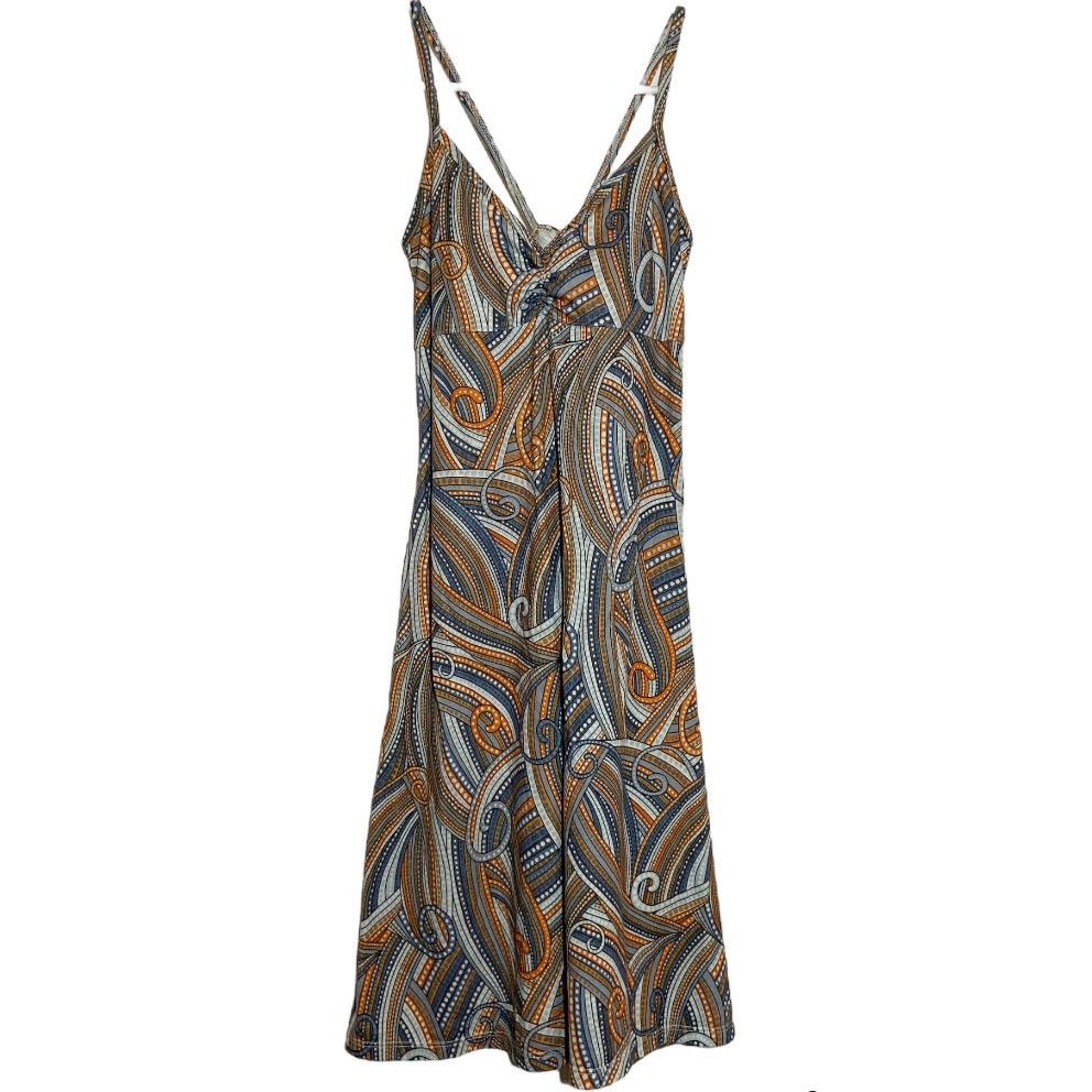 Prana Breathe Empire Waist Dress Tank Bust Multicolor