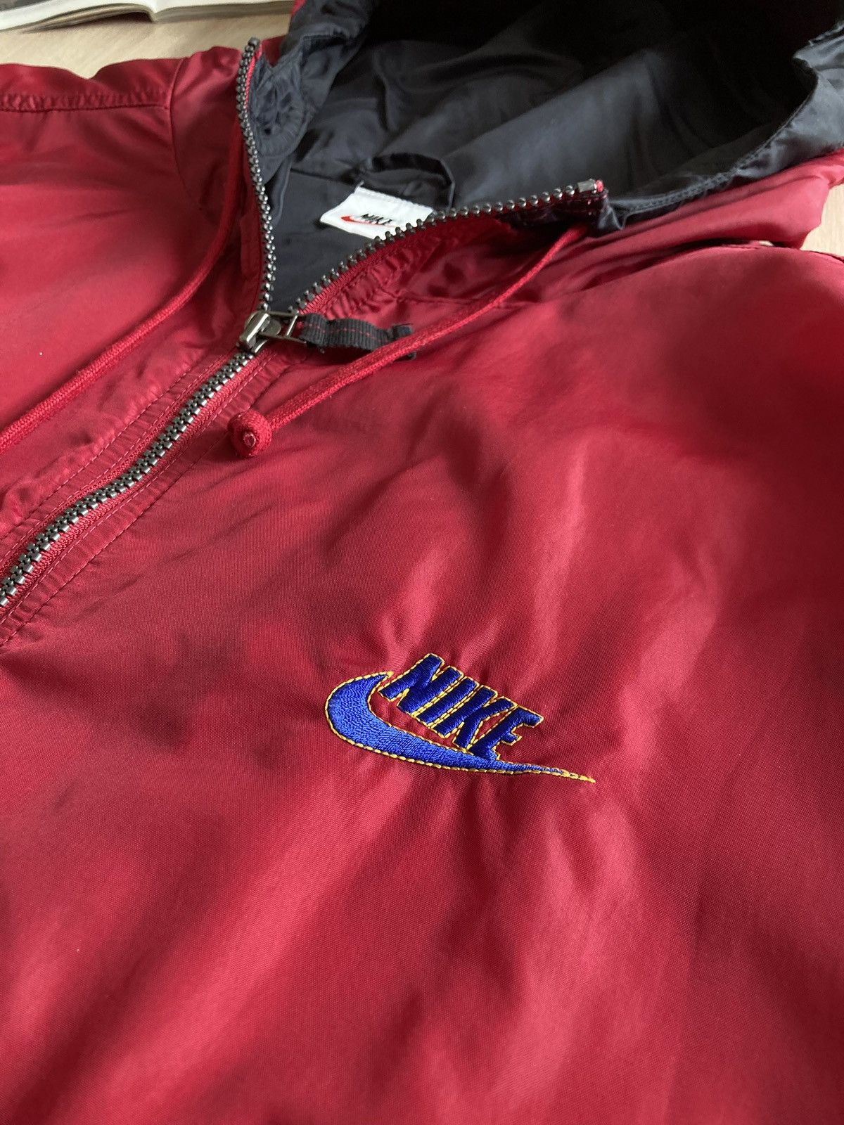 Vintage Vintage RARE Nike Big Logo Nylon Jacket 90s Size US XL / EU 56 / 4 - 8 Thumbnail