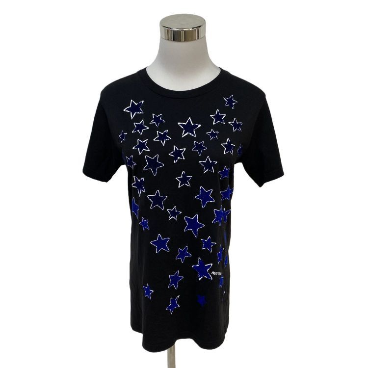 Miu Miu Miu Miu Star Pattern T-Shirt Size S Size S / US 4 / IT 40 - 1 Thumbnail