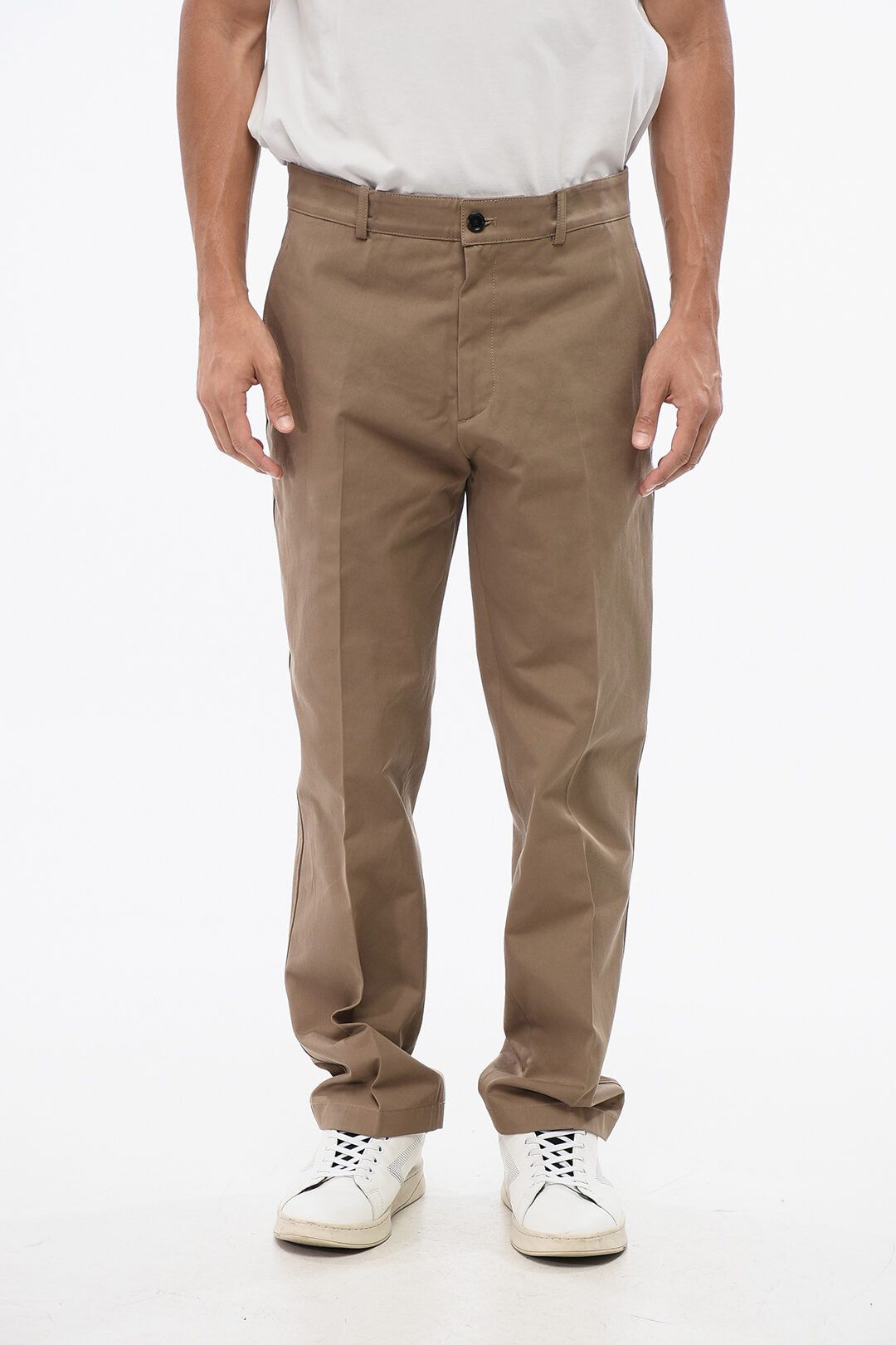 Burberry og1mm1125 Straight Leg Chino Pant in Beige Size US 34 / EU 50 - 1 Thumbnail