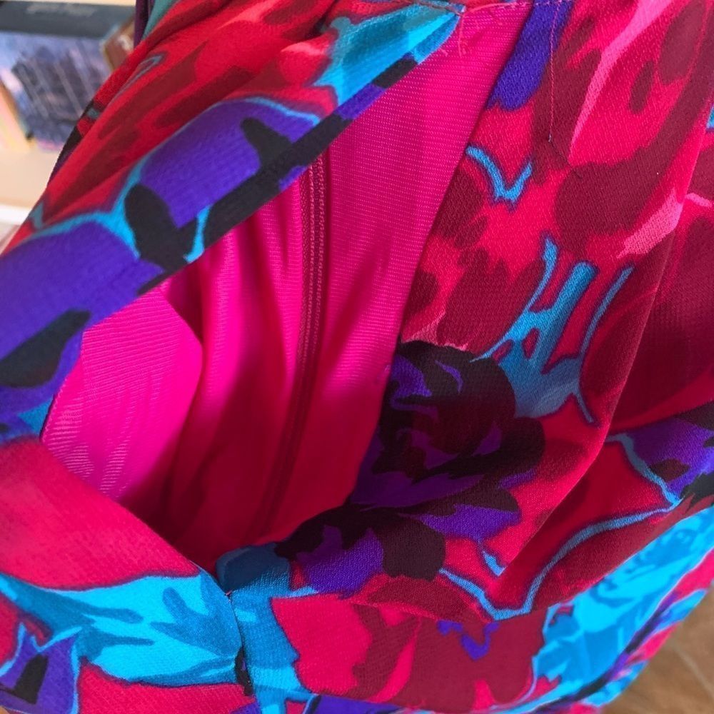 Vintage Vintage Campus Casuals of California Skirt Pleated Fuchsia P Size 28" / US 6 / IT 42 - 6 Thumbnail