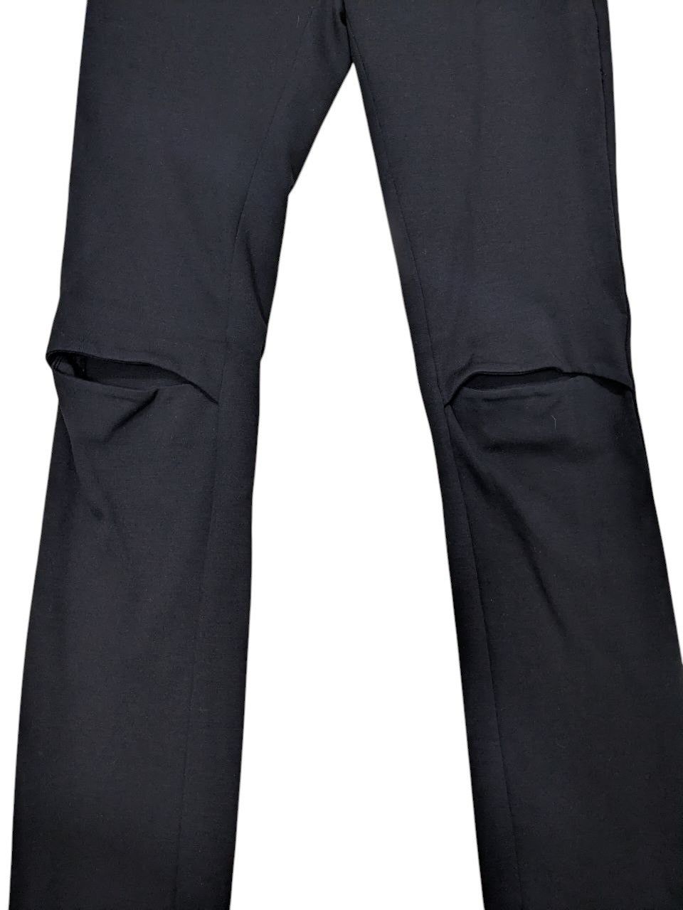 Neil Barrett RARE NEIL BARRETT CUT-OUT KNEE LEGGING PANTS SMART CASUAL Size 25" / US 0 / IT 36 - 3 Thumbnail