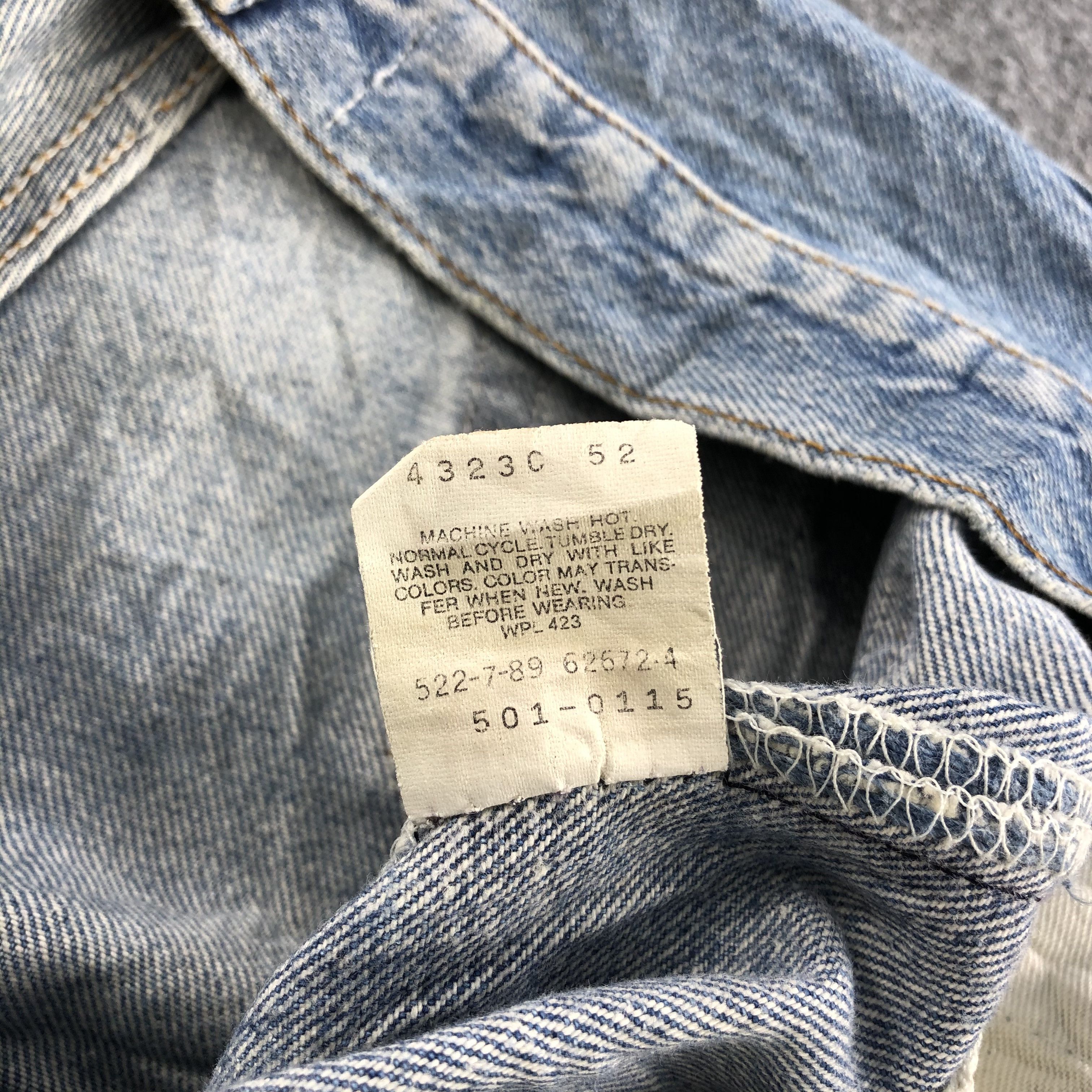 Levi's × Vintage Vintage 90s Levis 501 Jeans -JM884 Size US 31 - 10 Thumbnail