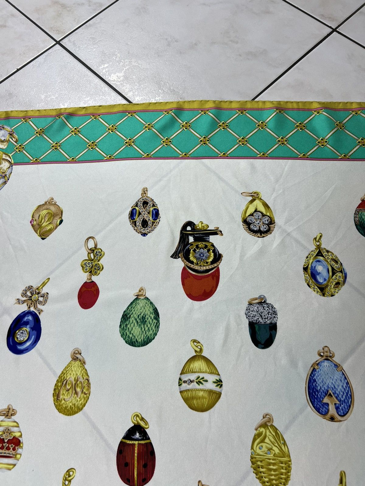 Vintage Vintage 90s Mantero VIII Collection silk handkerchief scarf Size ONE SIZE - 5 Thumbnail