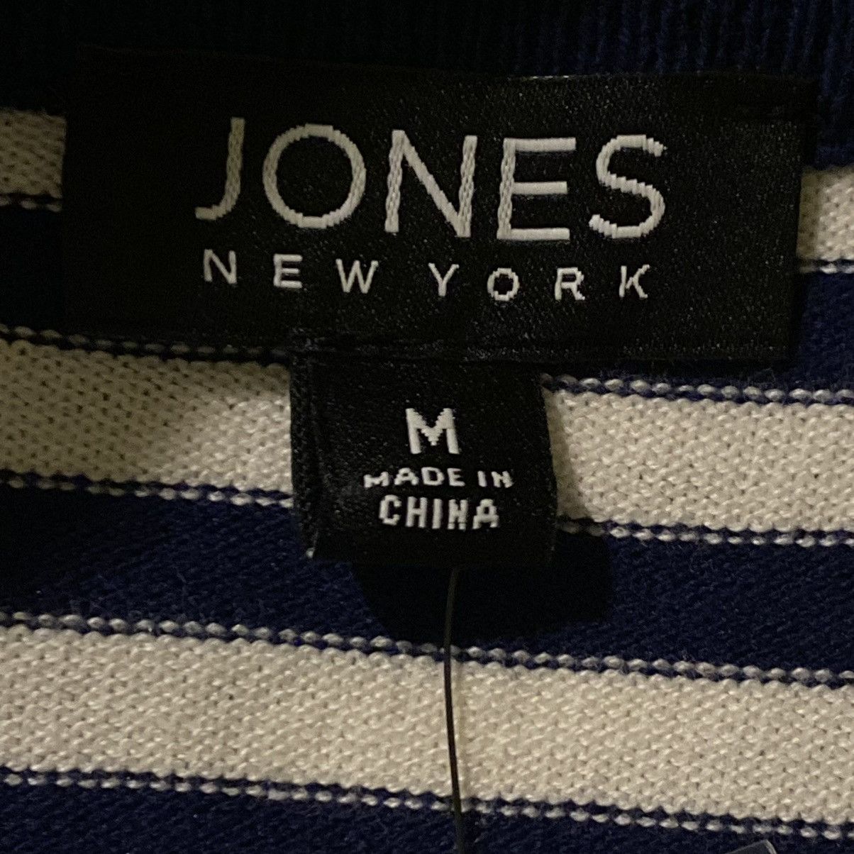 Jones New York NWT Jones New York Navy/White Long Sleeve Knit Top Size M Size M / US 6-8 / IT 42-44 - 4 Thumbnail