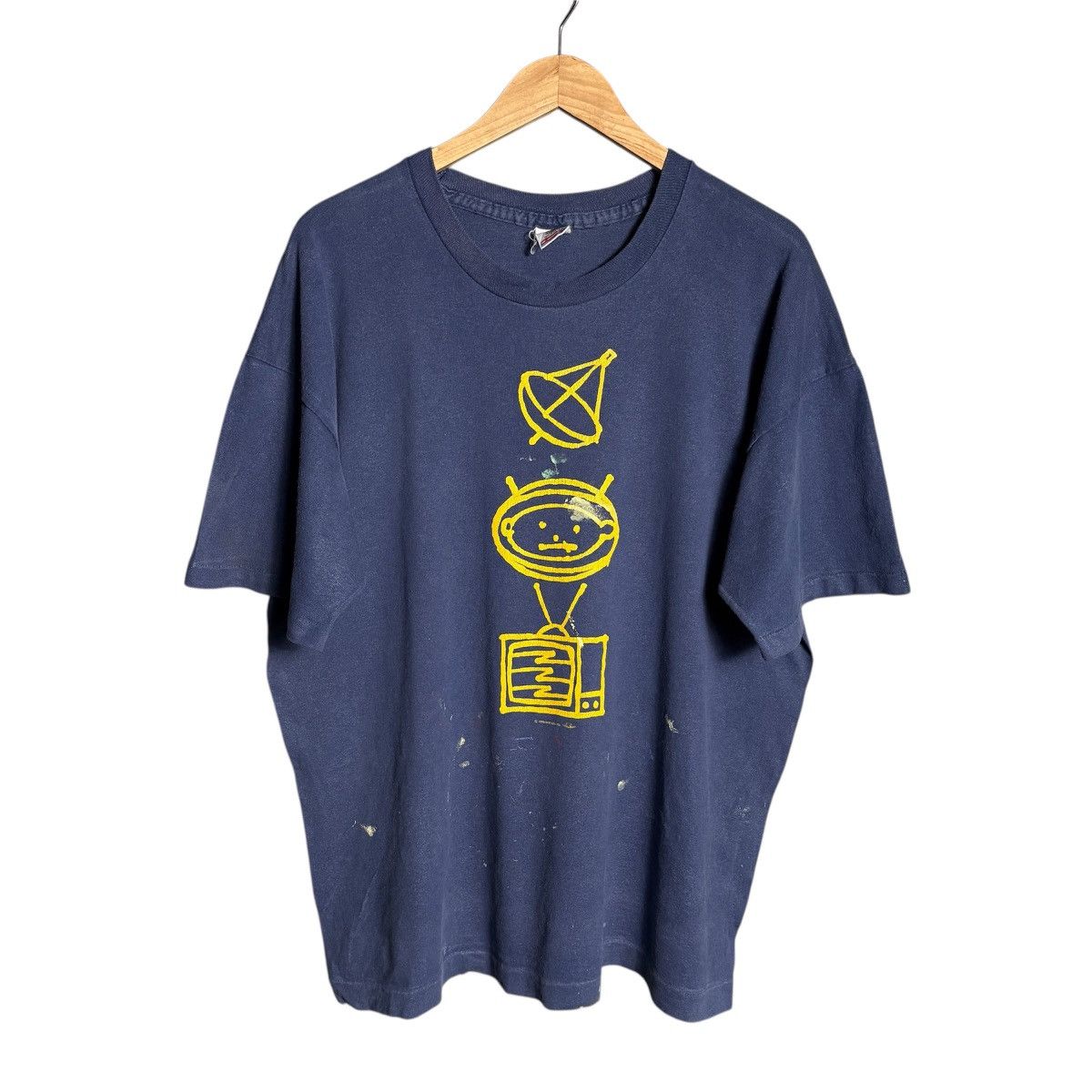 Vintage 90s U2 Achtung Zooropa Rock Distressed Band Tee