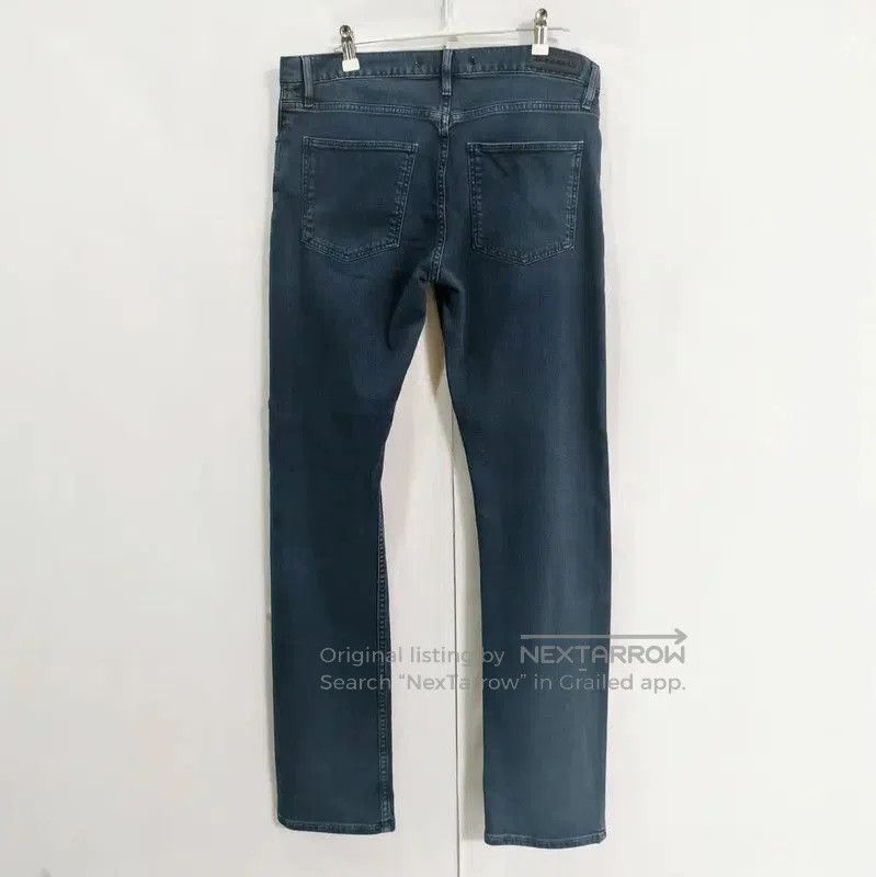 Burberry Burberry Blue Cotton Logo Casual Pants. Size US 32 / EU 48 - 2 Thumbnail