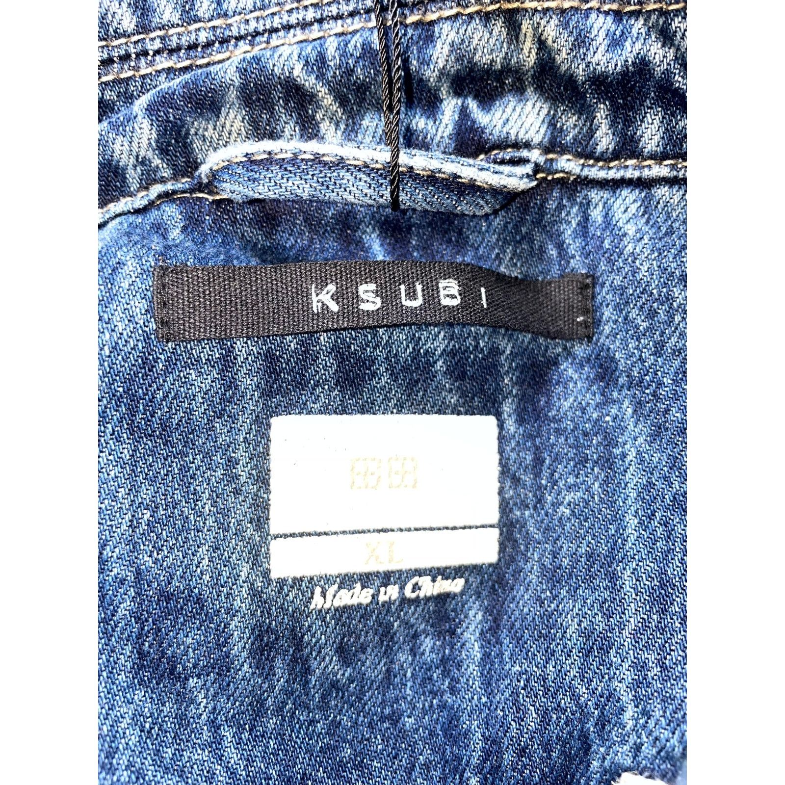 Ksubi Ksubi Denim Dark Wash Jacket Size US XL / EU 56 / 4 - 4 Thumbnail