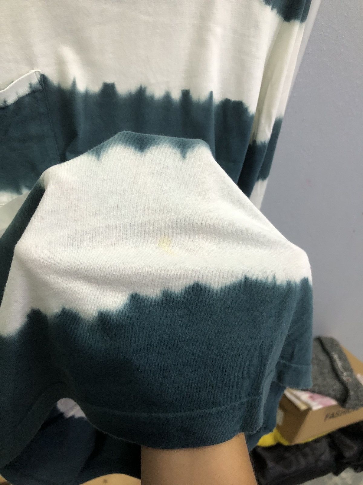 URBAN RESEARCH DOORS Urban Research Tie-Dye Stripe Long Sleeve Tee Size US M / EU 48-50 / 2 - 4 Thumbnail