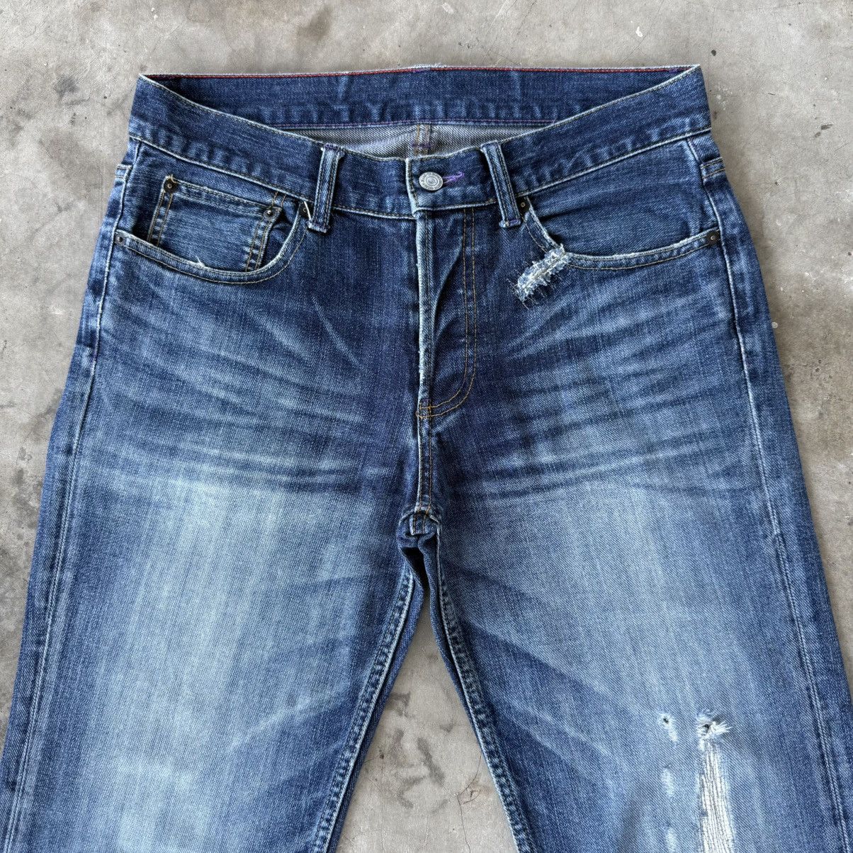 Takeo Kikuchi W32 Vintage Takeo Kikuchi Button Fly Faded Mud Washer Denim Size US 32 / EU 48 - 3 Thumbnail