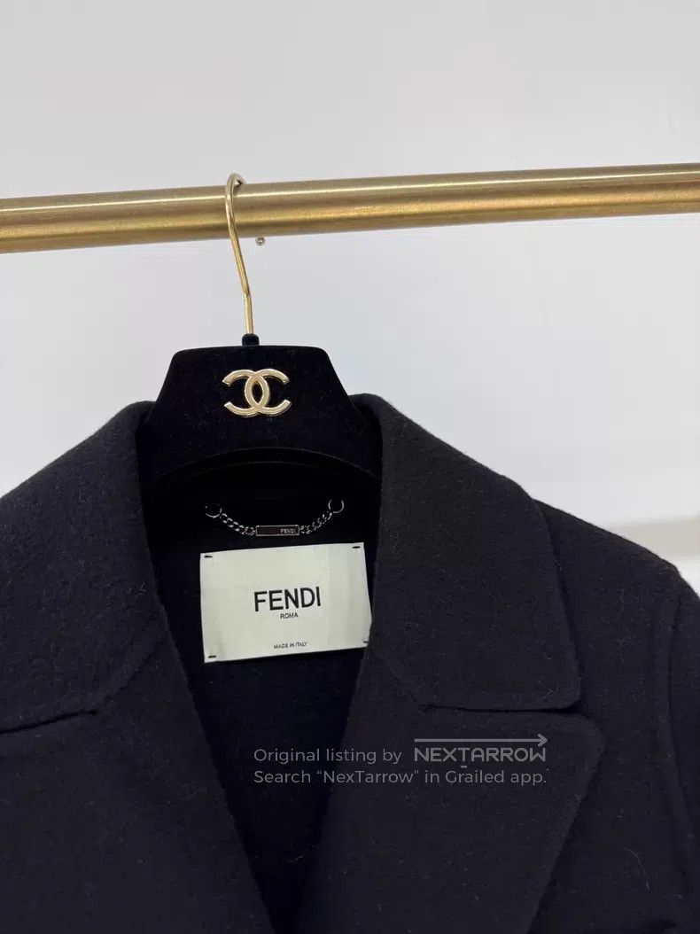 Fendi Fendi Fur Pocket Big Coat Jacket Size XS / US 0-2 / IT 36-38 - 4 Thumbnail