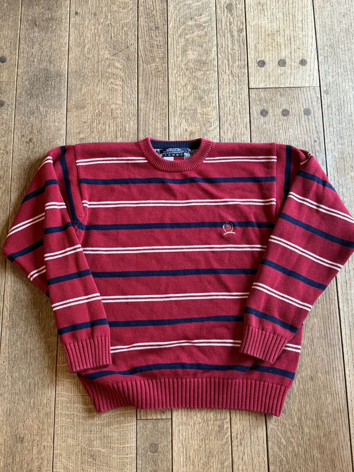 Tommy Hilfiger Tommy Hilfiger Vintage 90s Knit Sweater Size US XL / EU 56 / 4 - 1 Thumbnail